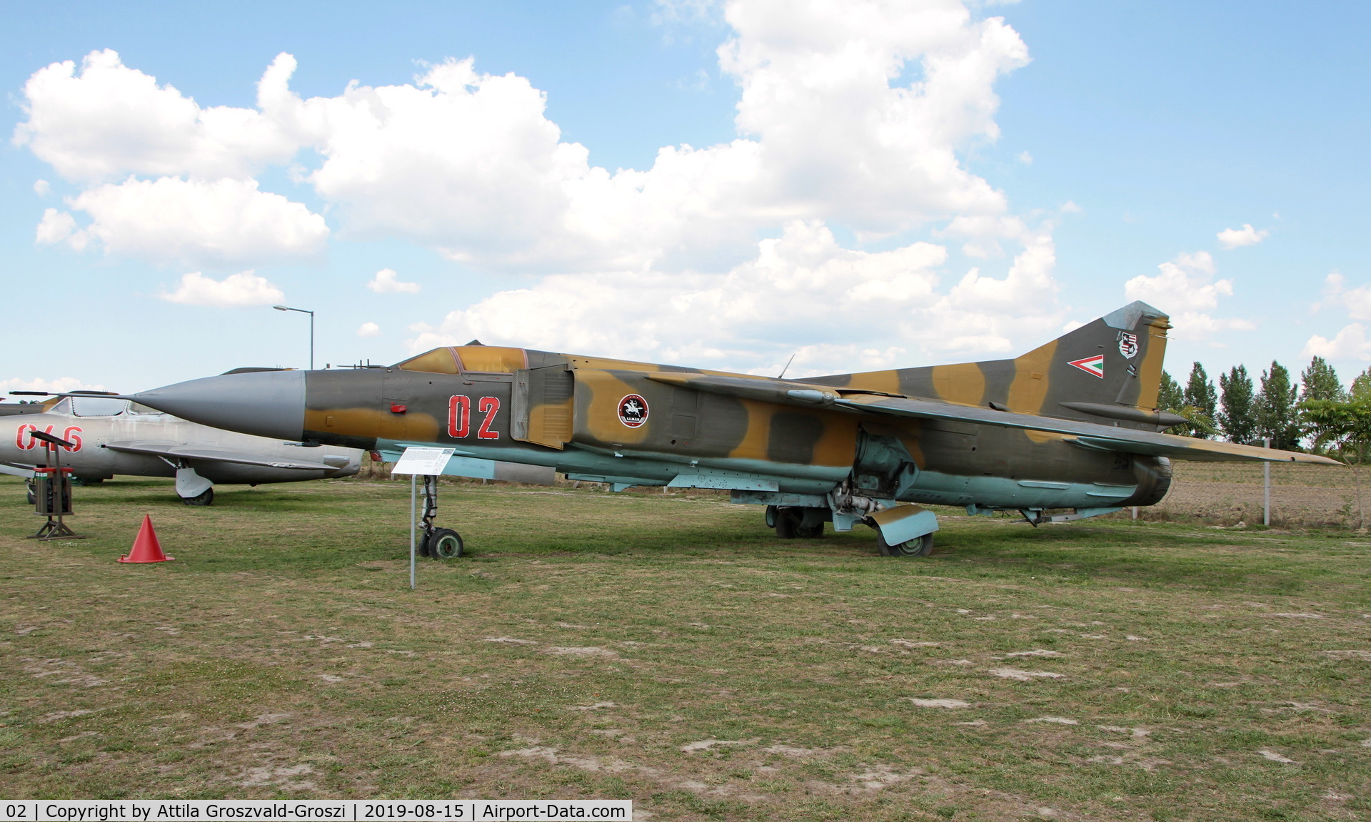 02, 1979 Mikoyan-Gurevich MiG-23MF C/N 0390217153, Komo-Sky 51 Base, Dunavarsány, Hungary