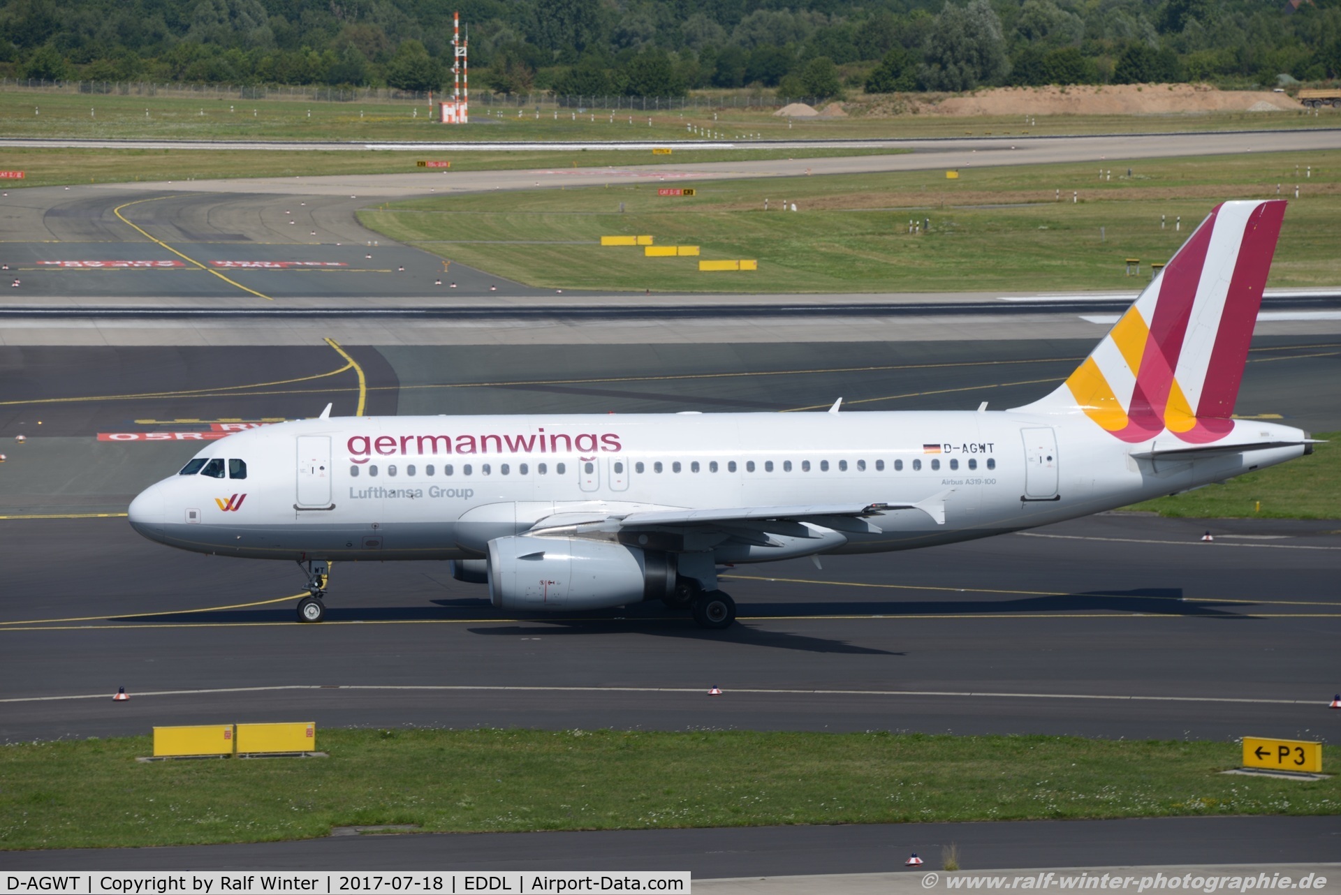 D-AGWT, 2012 Airbus A319-132 C/N 5043, Airbus A319-132 - 4U GWI Germanwings - 5043 - D-AGWT - 18.07.2017 - DUS