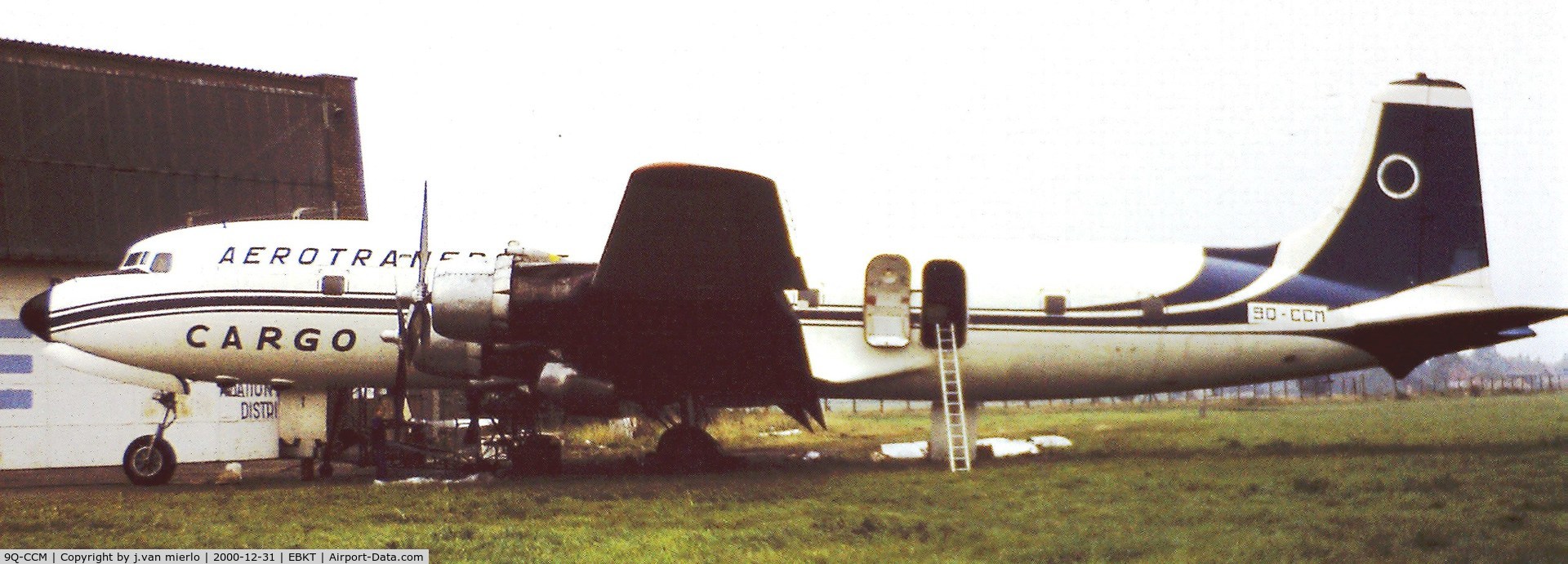 9Q-CCM, 1956 Douglas DC-6B C/N 45077, Wevelgem, Belgium