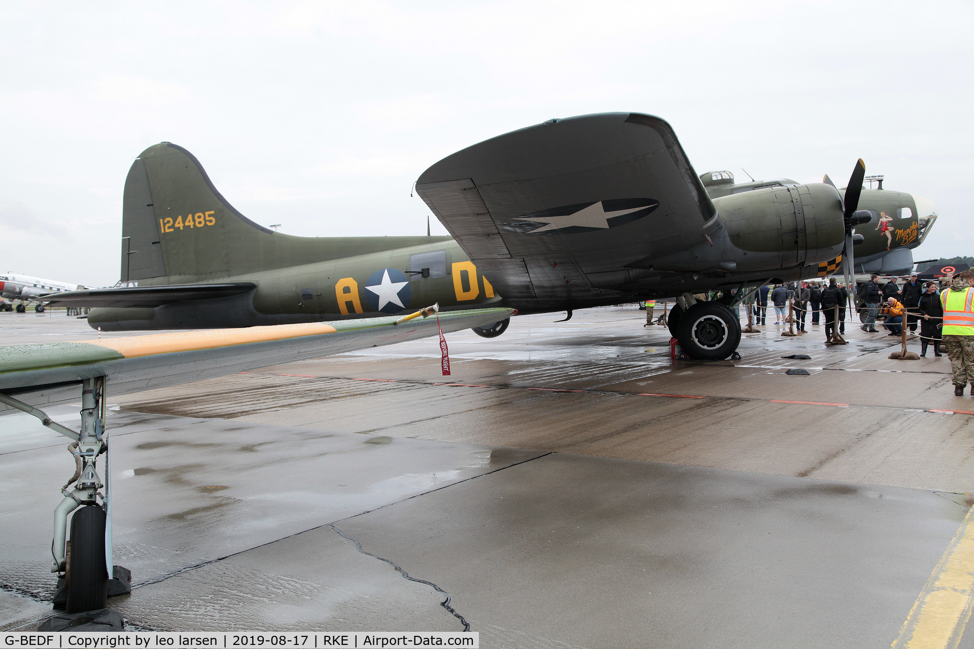 G-BEDF, 1944 Boeing B-17G Flying Fortress C/N 8693, Roskilde Air Show 17.8.2019