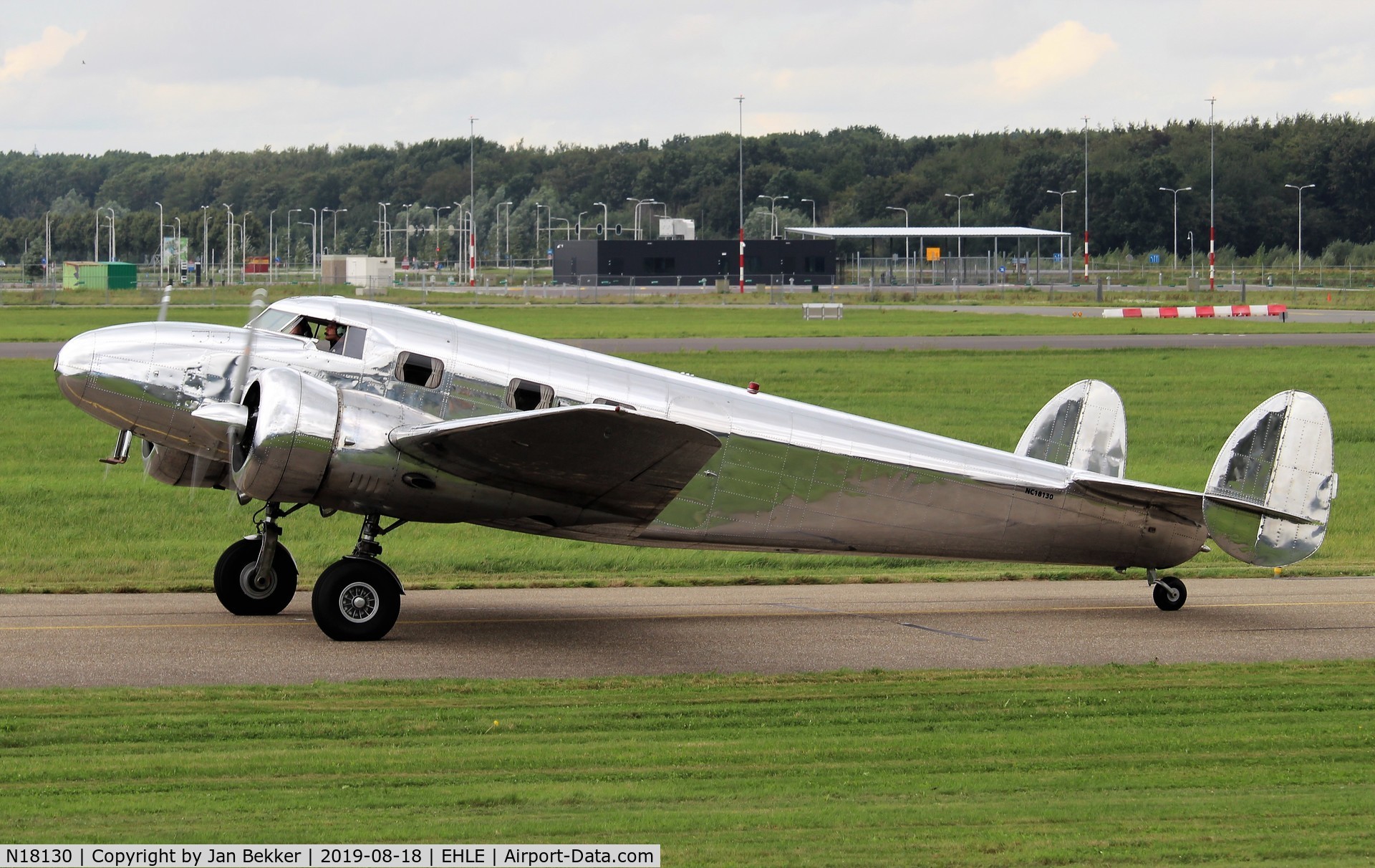 N18130, 1937 Lockheed 12A Electra Junior C/N 1226, Lelystad Airport (Aviodrome)