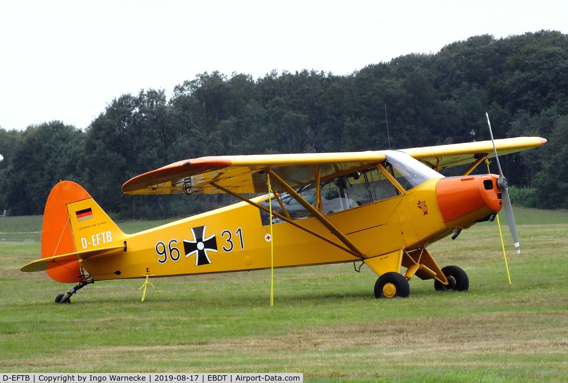 D-EFTB, 1954 Piper L-18C Super Cub (PA-18-95) C/N 18-3455, Piper L-18C Super Cub (PA-18-95) at the 2019 Fly-in at Diest/Schaffen airfield