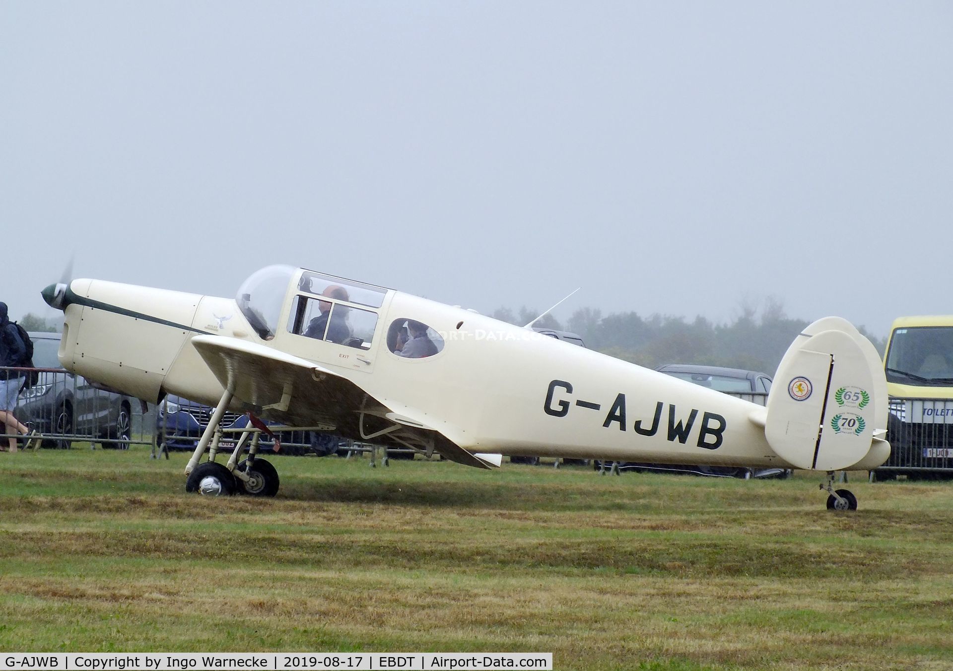 G-AJWB, 1946 Miles M38 Messenger 2A C/N 6699, Miles M.38 Messenger 2A at the 2019 Fly-in at Diest/Schaffen airfield