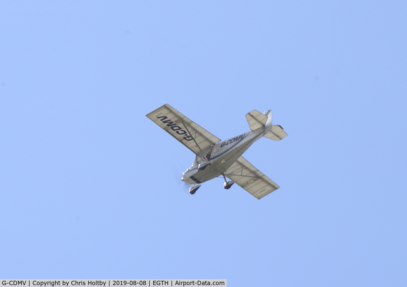 G-CDMV, 2005 Skyranger 912S(1) C/N BMAA/HB/455, Flying over Old Warden airfield