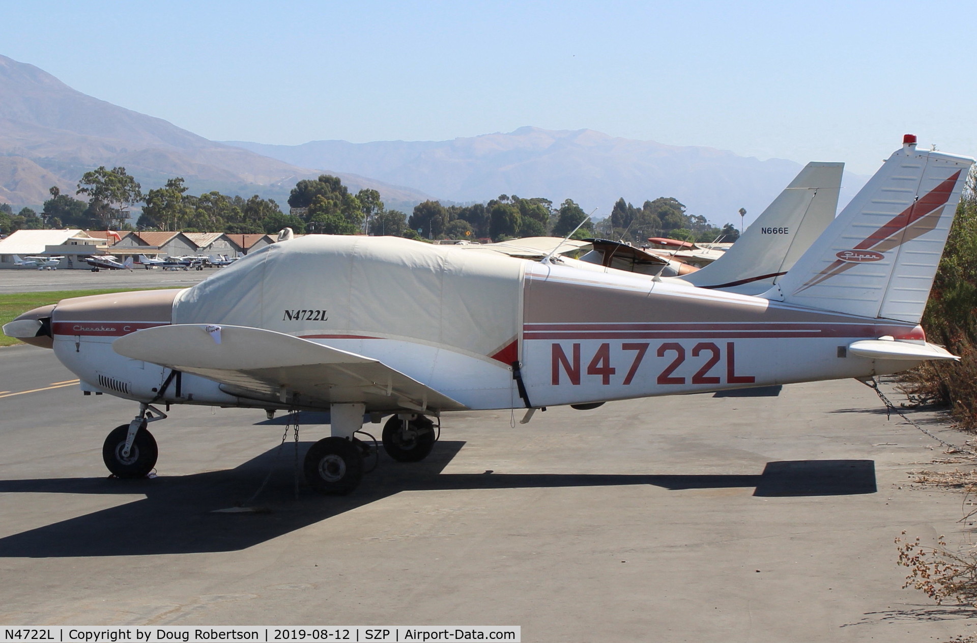 N4722L, 1967 Piper PA-28-180 C/N 28-4044, 1967 Piper PA-28-180 CHEROKEE, Lycoming O&VO-360 180 Hp