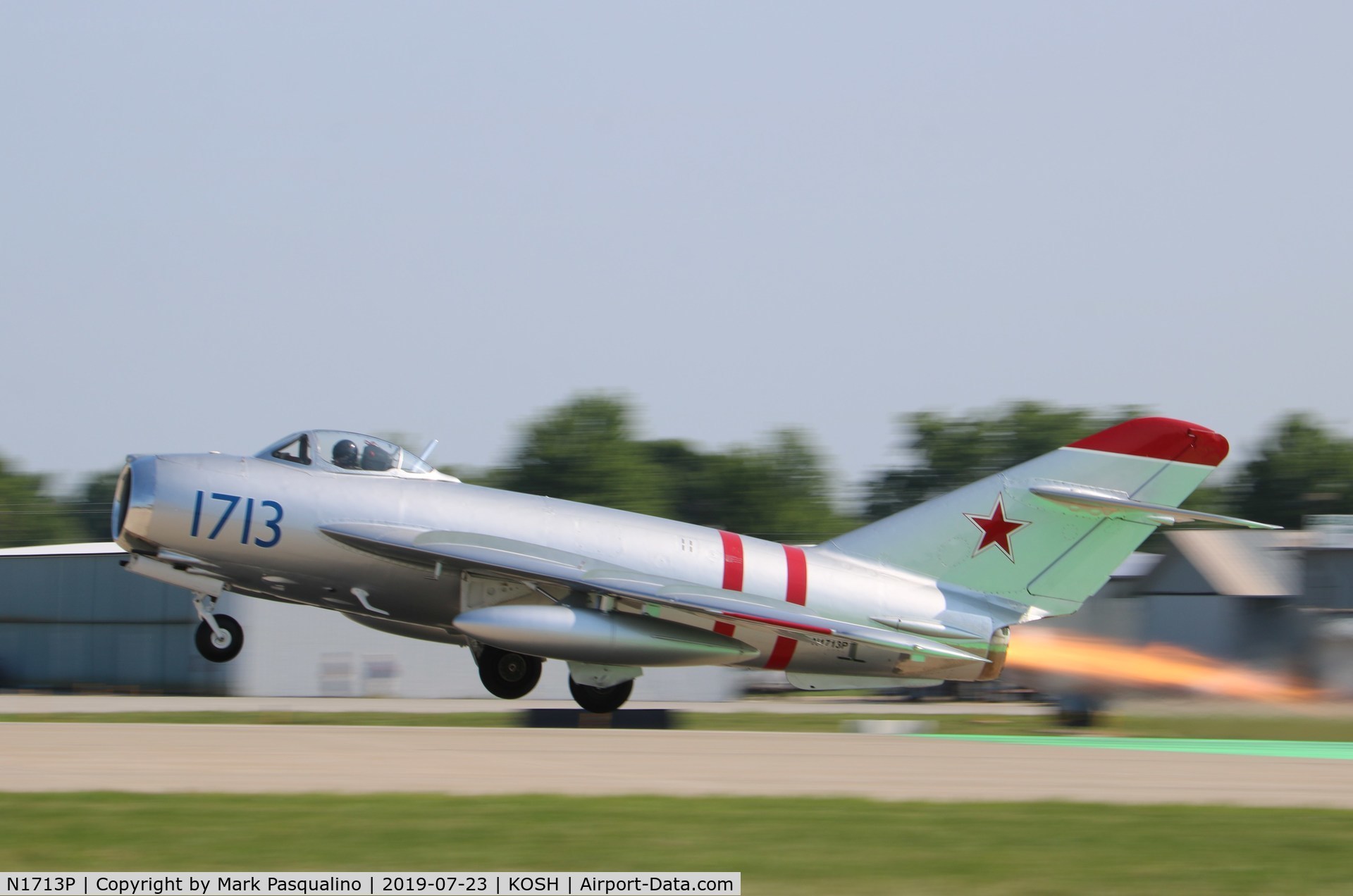 N1713P, 1960 PZL-Mielec Lim-5 (MiG-17F) C/N 1C1713, PZL-Mielec Lim-5
