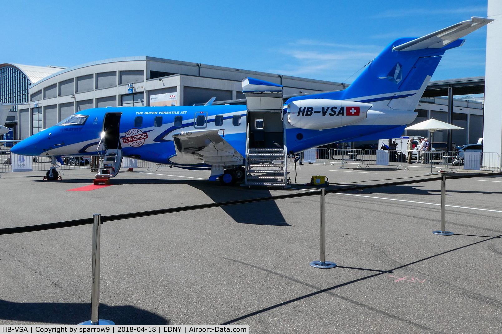 HB-VSA, 2017 Pilatus PC-24 C/N P03, At Aero Exhibition Friedrichshafen
