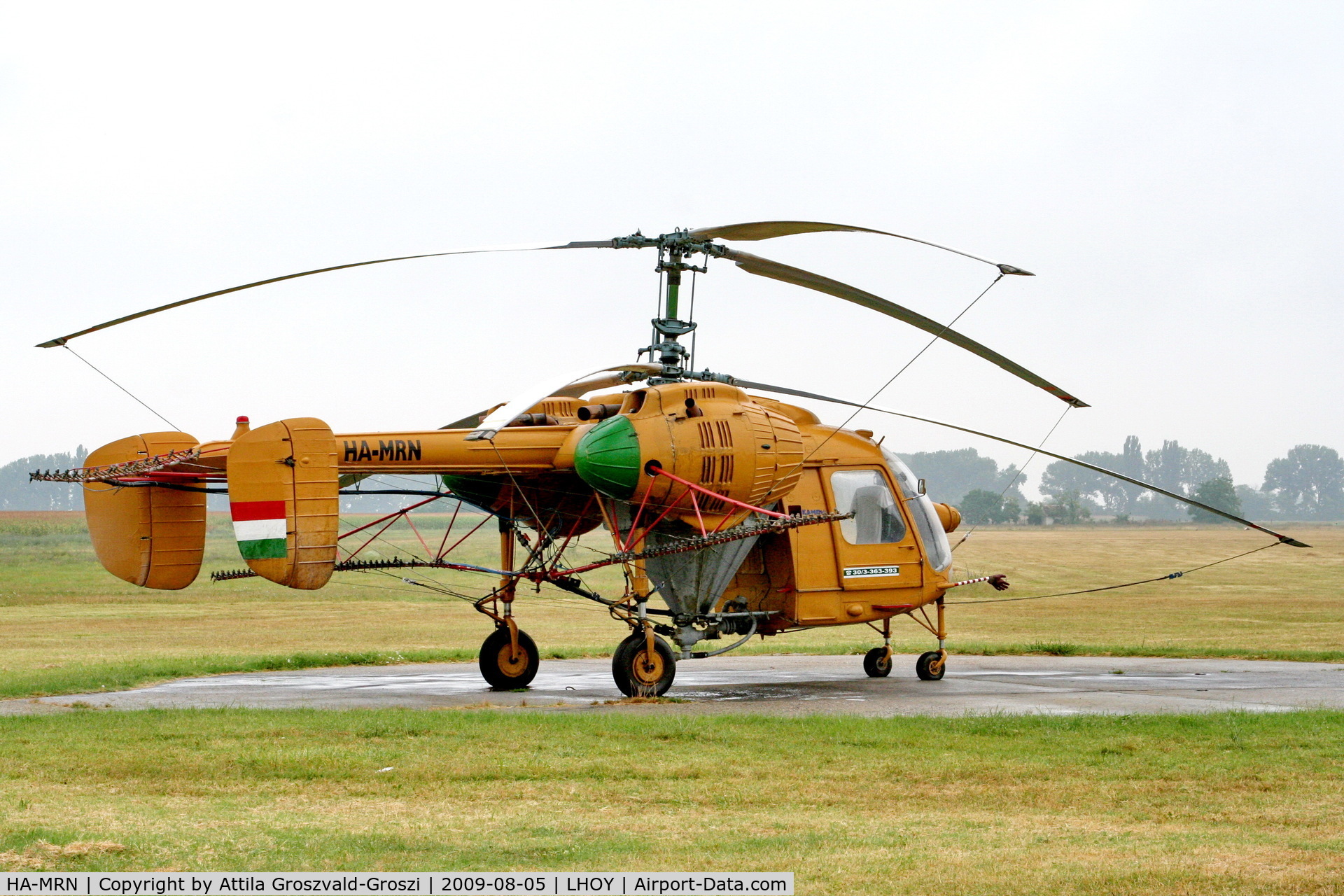 HA-MRN, 1970 Kamov Ka-26 Hoodlum C/N 7001506, LHOY - Öcsény Airport, Hungary