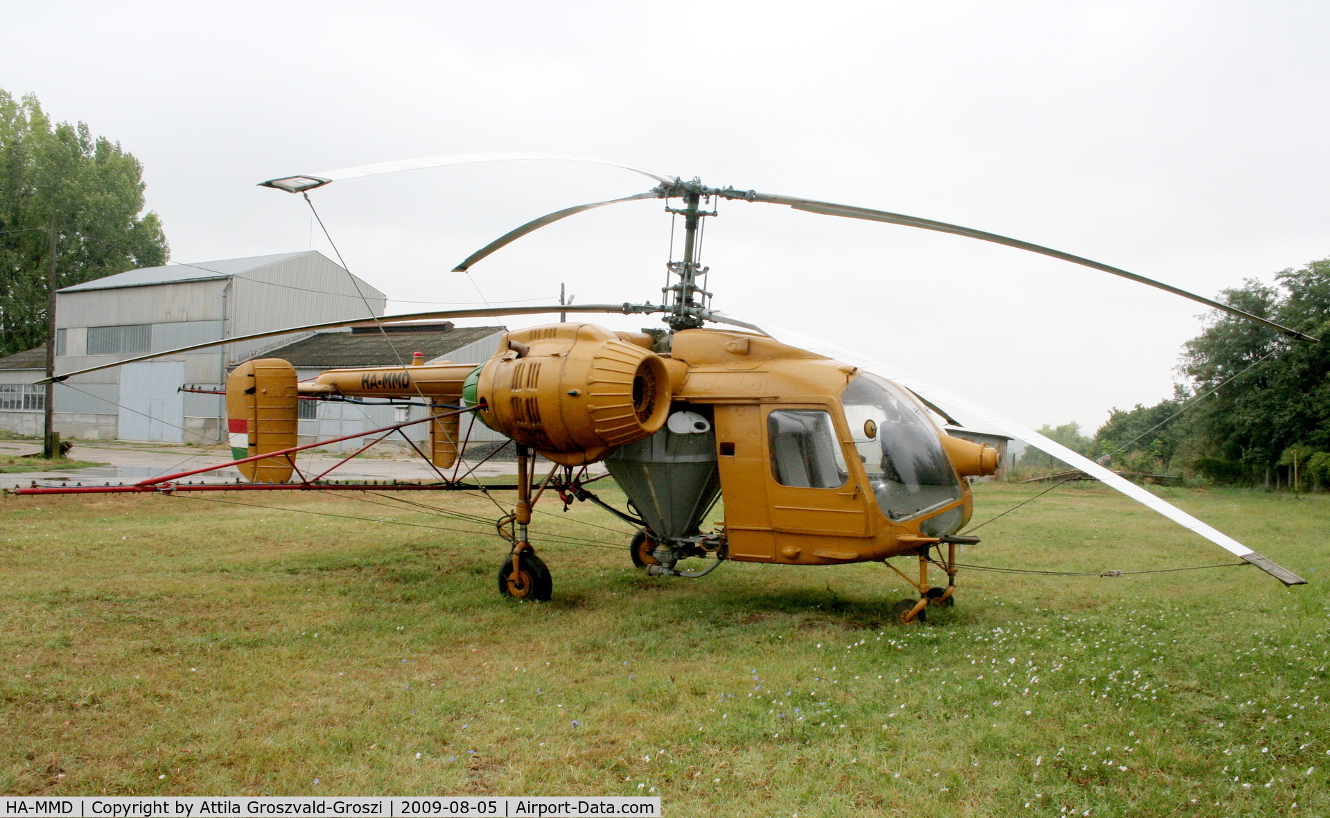 HA-MMD, 1970 Kamov Ka-26 Hoodlum C/N 7001003, Zomba, agricultural place, Hungary