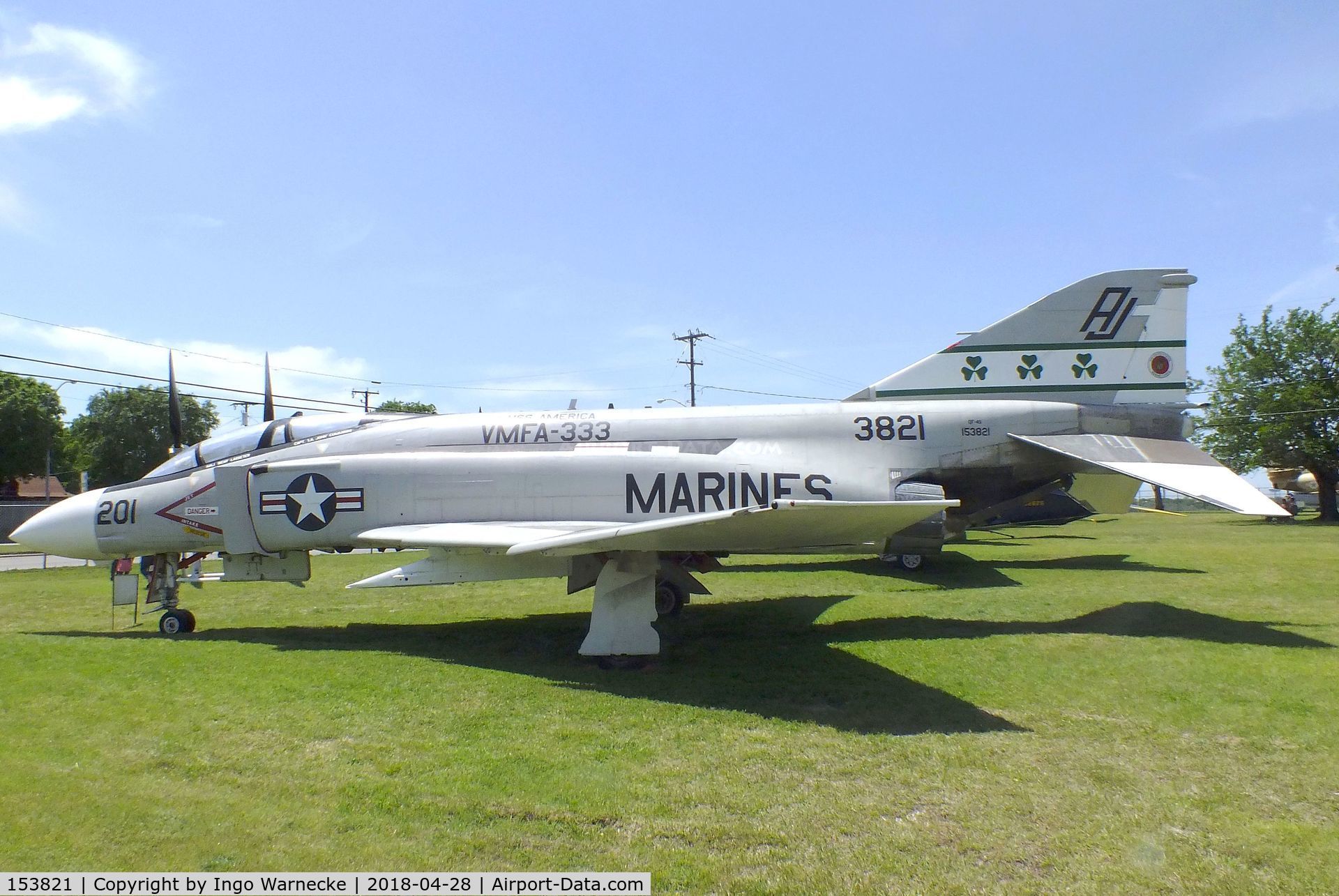 153821, McDonnell QF-4S Phantom II C/N 2135, McDonnell Douglas F-4S (QF-4S) Phantom II at the Fort Worth Aviation Museum, Fort Worth TX