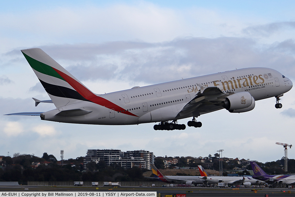 A6-EUH, 2016 Airbus A380-861 C/N 220, EK412 to CHC