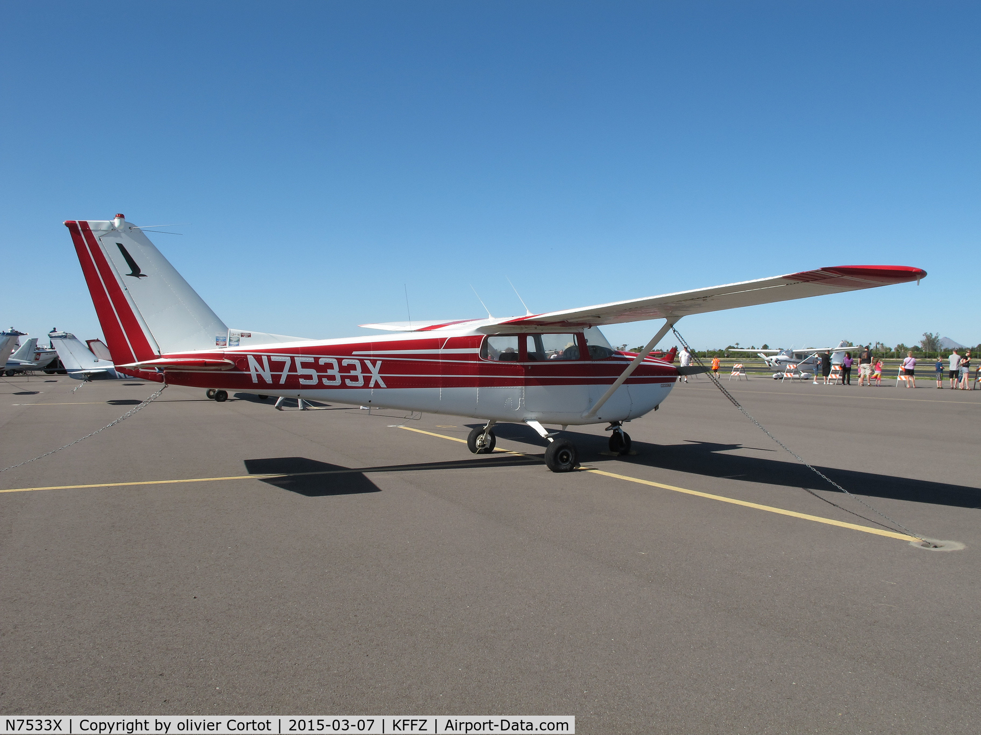 N7533X, 1960 Cessna 172B C/N 17248033, side view