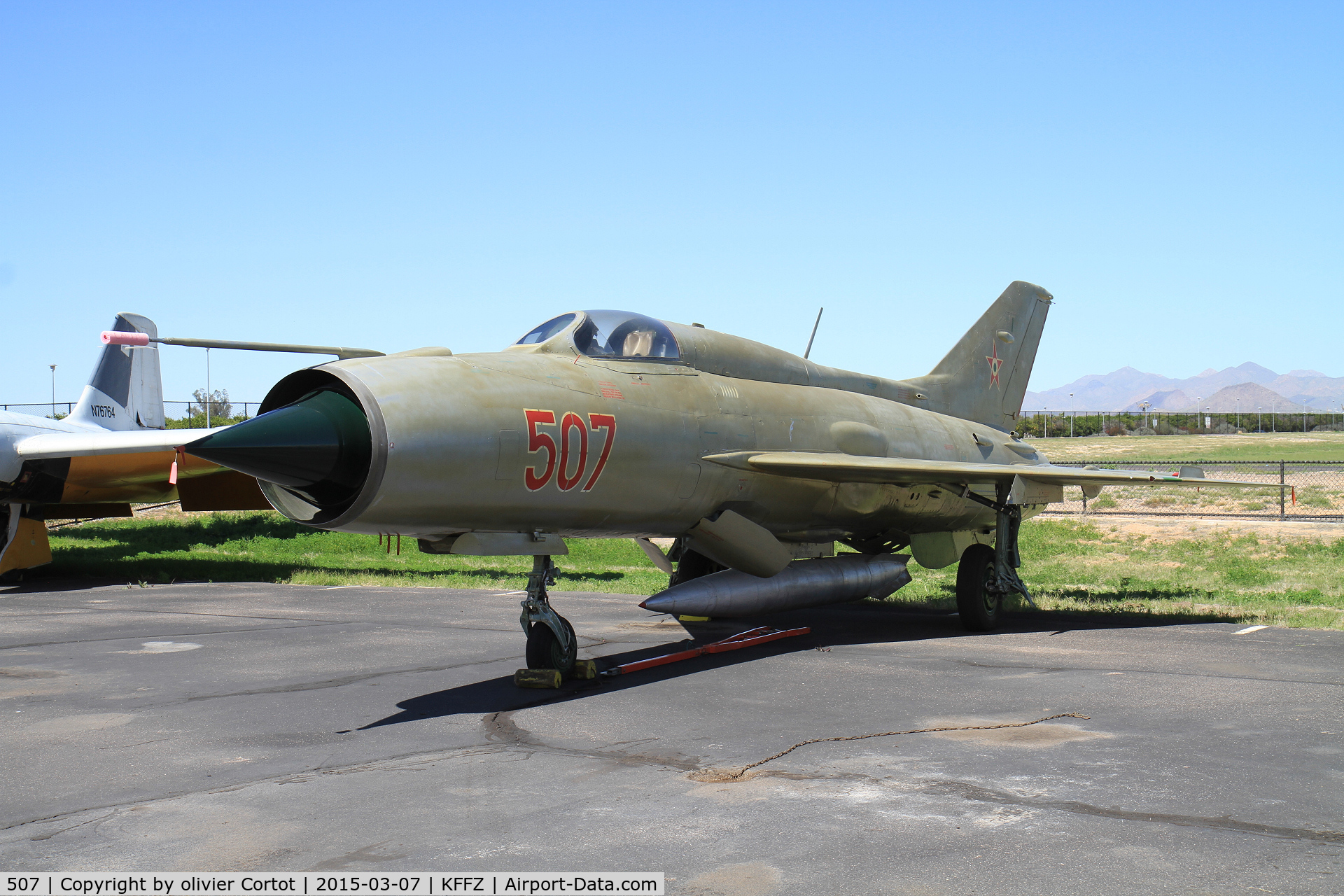 507, Mikoyan-Gurevich MiG-21PF C/N 760507, Mesa AZ