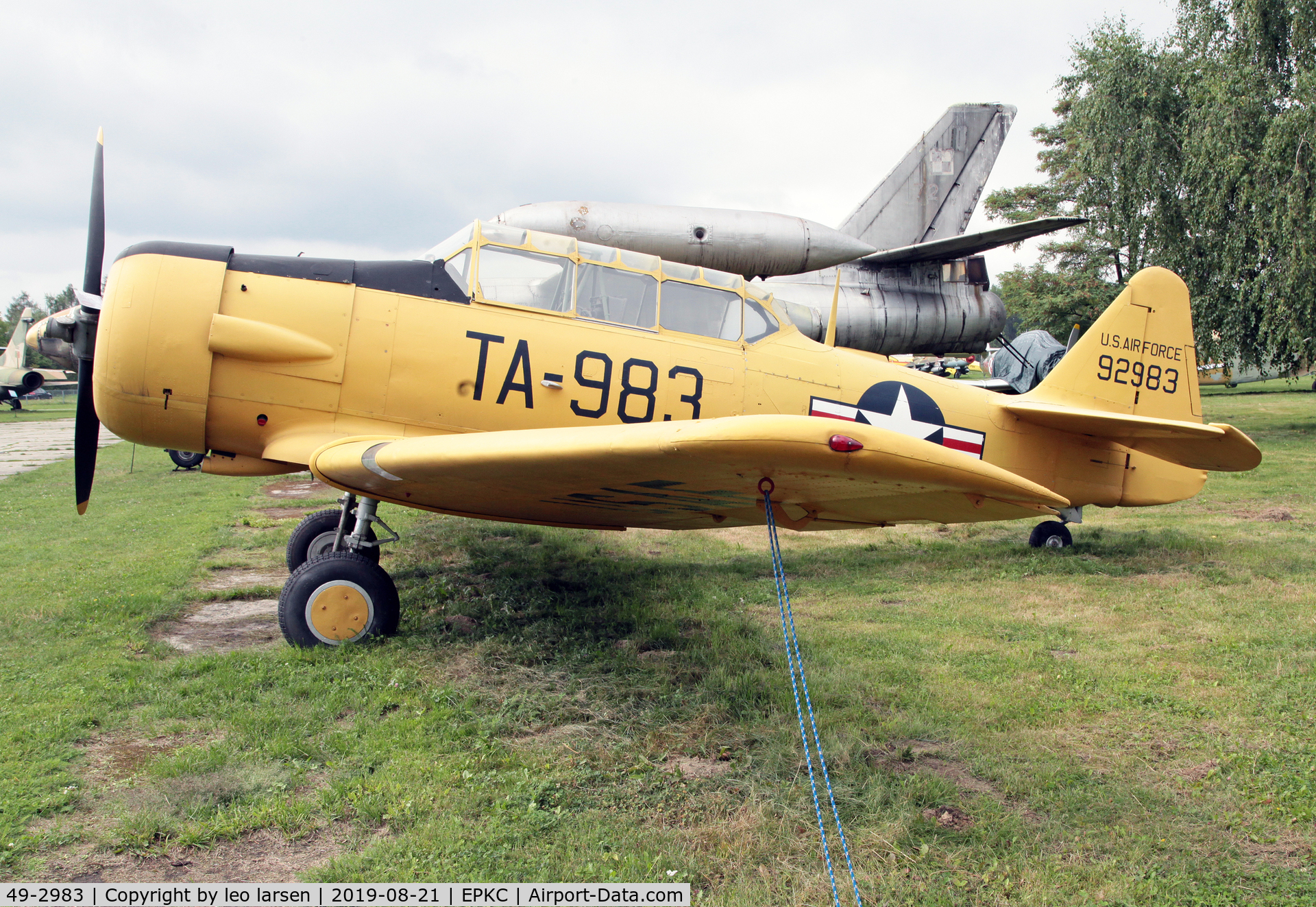49-2983, 1941 North American T-6G Texan C/N 168-87, Polish Aviation Museum Krakow 21.8.2019
