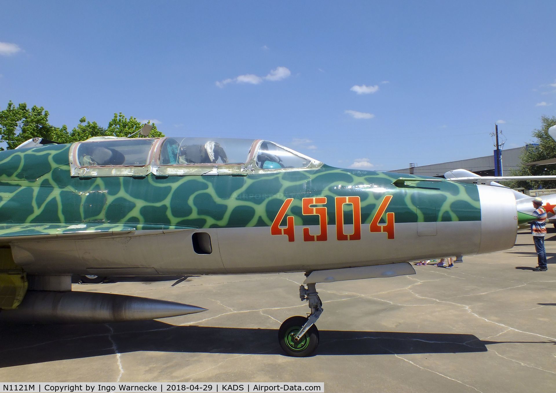 N1121M, Mikoyan-Gurevich MiG-21US C/N 4685145, Mikoyan i Gurevich MiG-21US MONGOL at the Cavanaugh Flight Museum, Addison TX