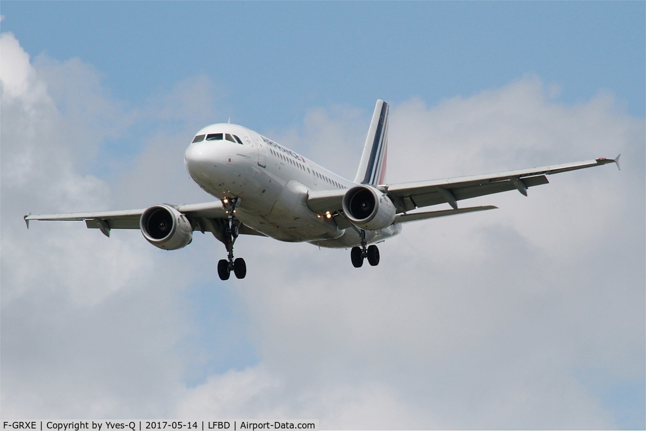F-GRXE, 2002 Airbus A319-111 C/N 1733, Airbus A319-111, Short approach rwy 23, Bordeaux-Mérignac airport (LFBD-BOD)