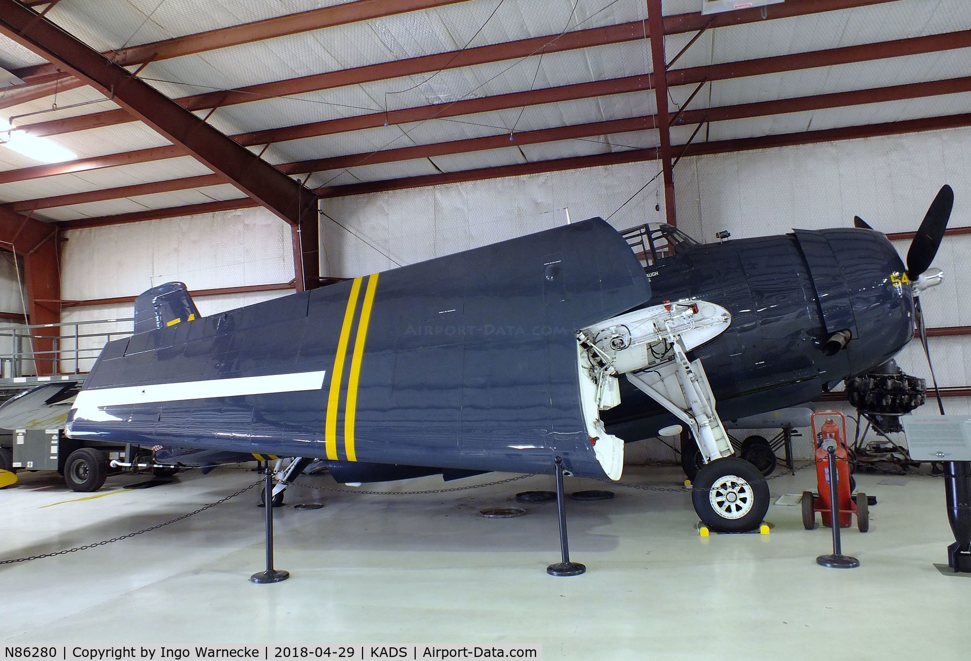 N86280, Grumman TBM-3E Avenger C/N 86280, Grumman (General Motors) TBM-3E Avenger at the Cavanaugh Flight Museum, Addison TX