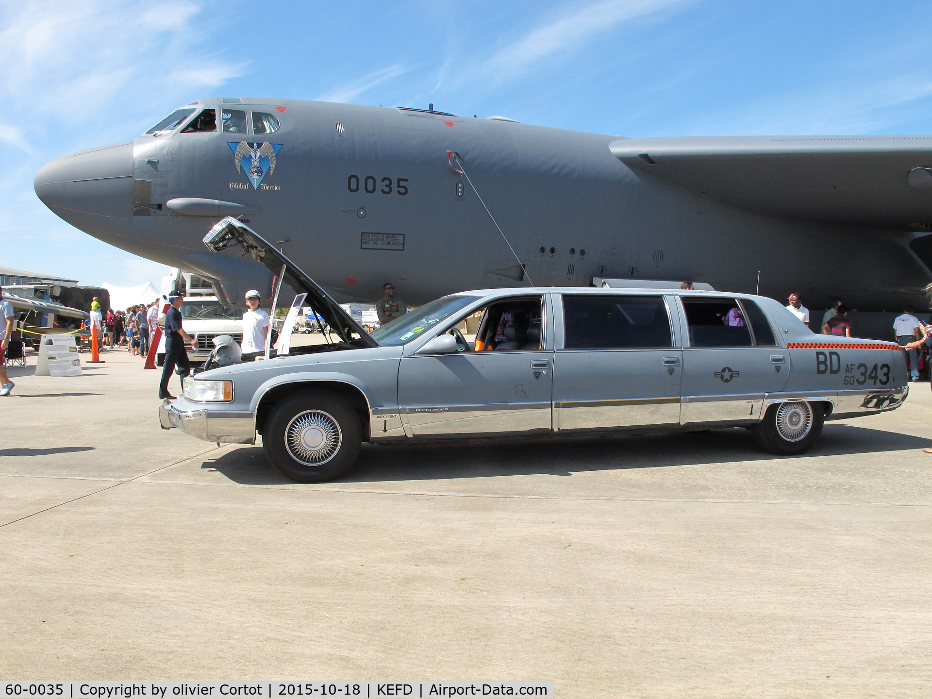 60-0035, 1960 Boeing B-52H Stratofortress C/N 464400, Official squadron's limousine !