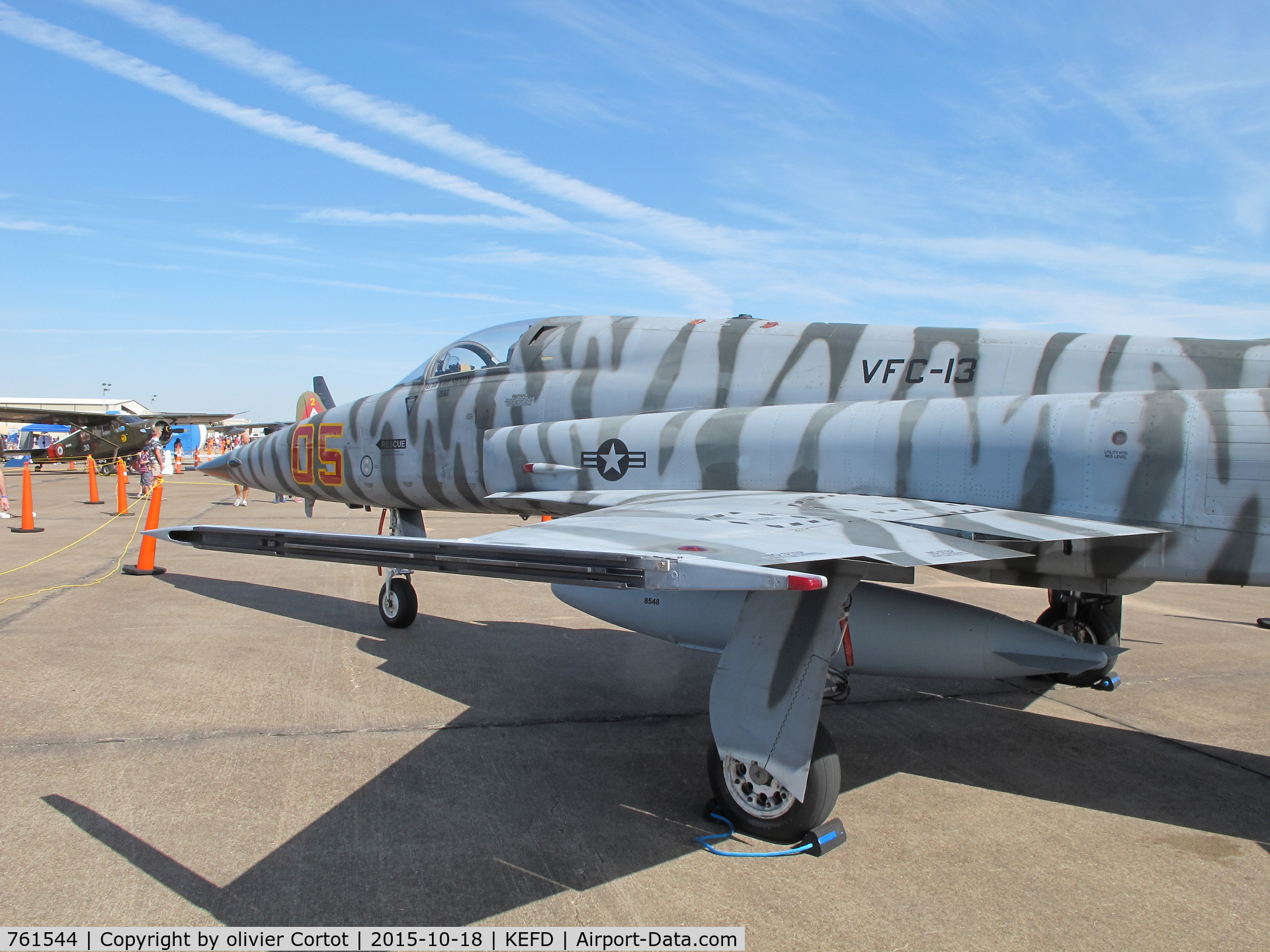 761544, Northrop F-5N Tiger II C/N L.1019, beautiful paint scheme