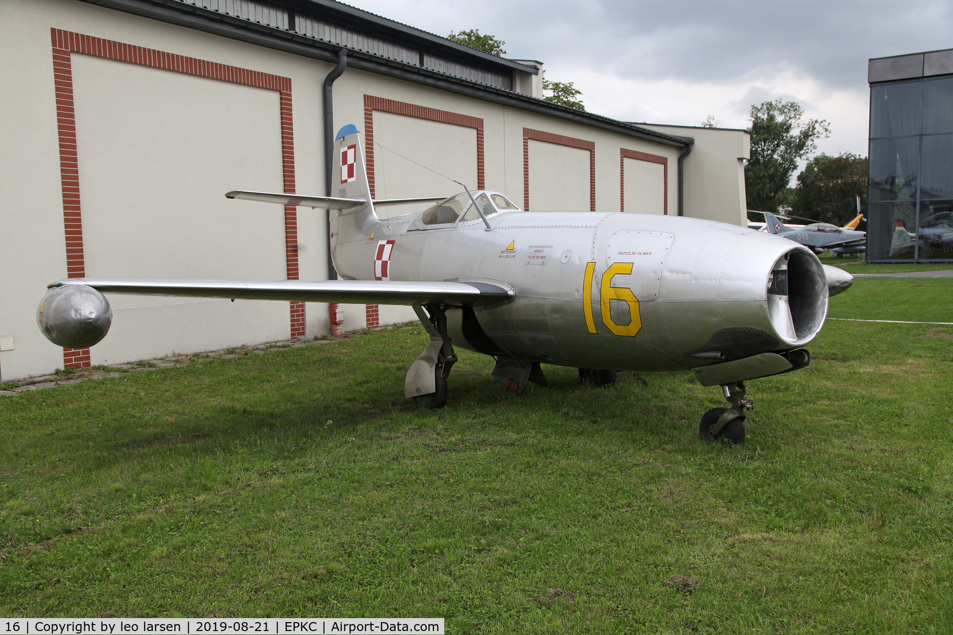 16, Yakovlev Yak-23 C/N 1216, Polish Aviation Museum Krakow 21.8.2019