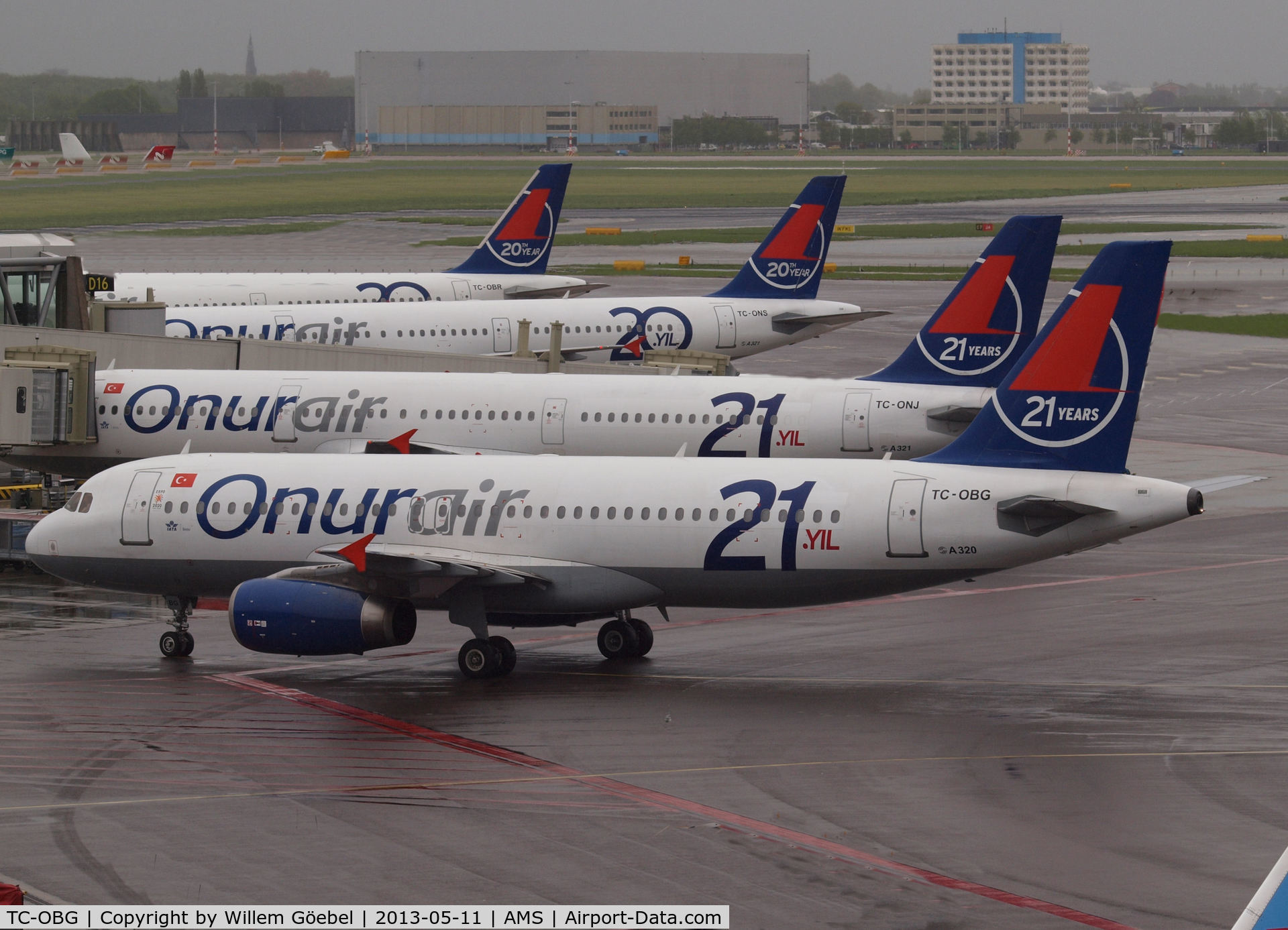 TC-OBG, 1996 Airbus A320-233 C/N 916, A part of ONUR AIR fleet with new numbers 21 and old number 20