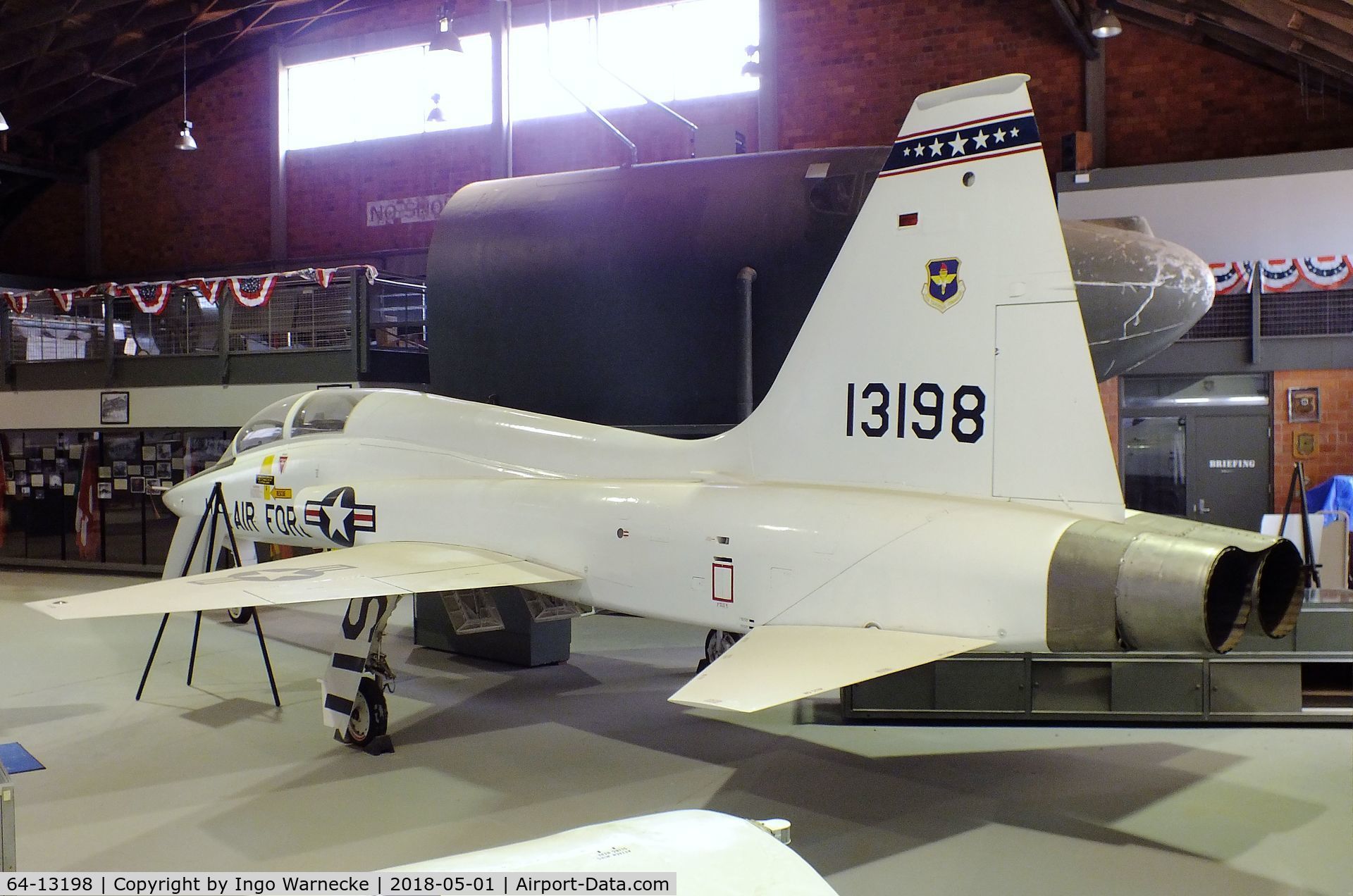 64-13198, 1964 Northrop T-38A Talon C/N N.5627, Northrop T-38A Talon at the Hangar 25 Air Museum, Big Spring McMahon-Wrinkle Airport, Big Spring TX