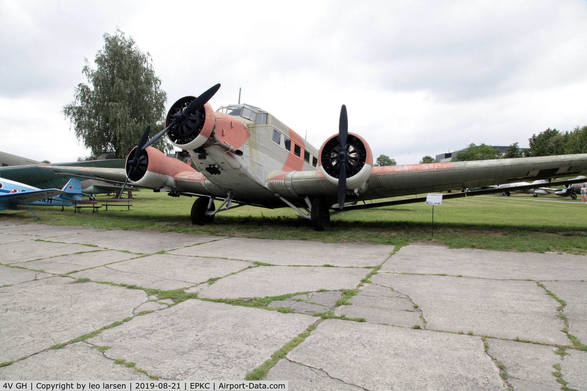 4V GH, 1946 AAC 1 (Junkers) Toucan (Ju 52/m3g14e C/N 255, Polish Aviation Museum Krakow 21.8.2019