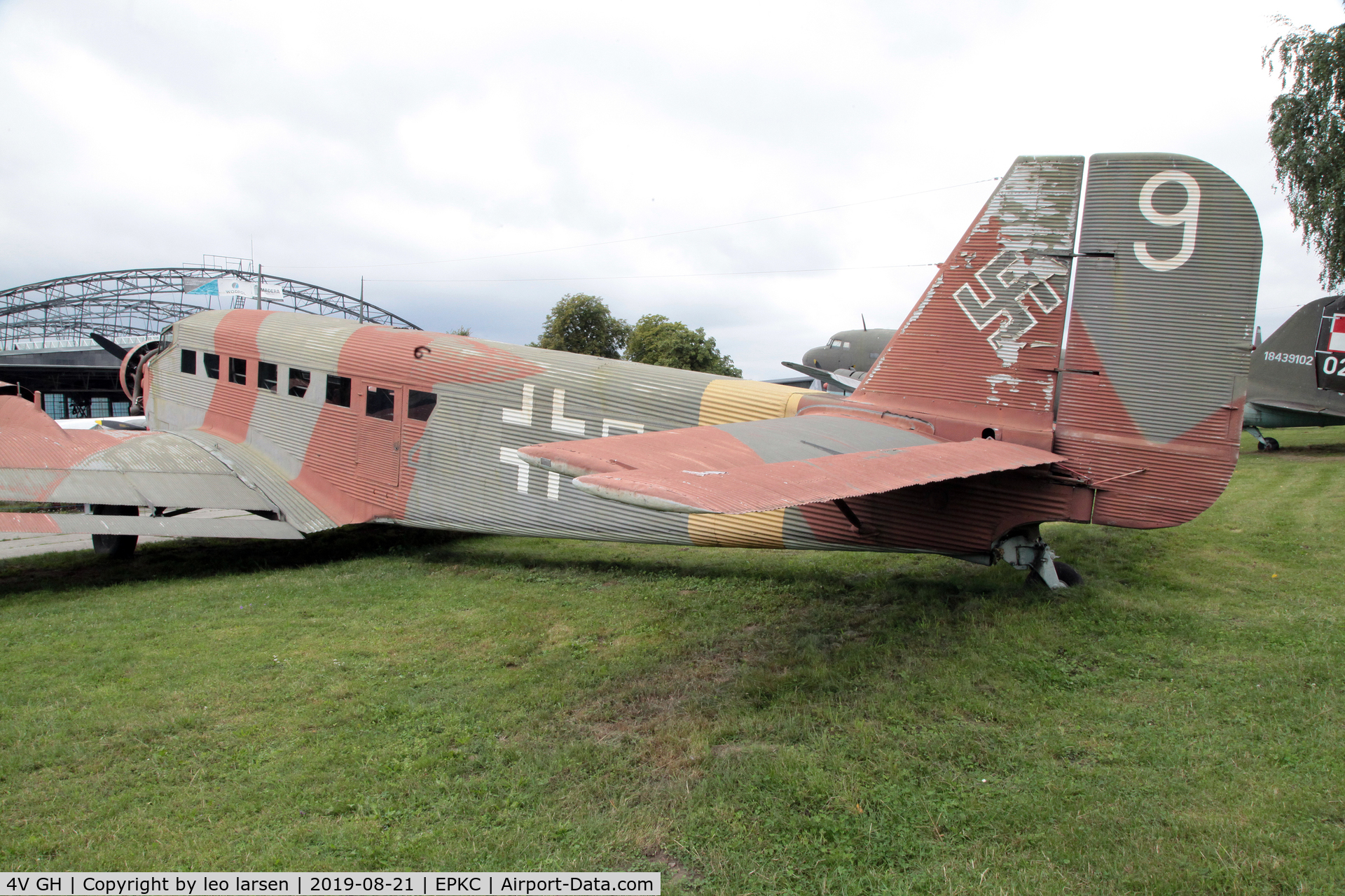 4V GH, 1946 AAC 1 (Junkers) Toucan (Ju 52/m3g14e C/N 255, Polish Aviation Museum Krakow 21.8.2019