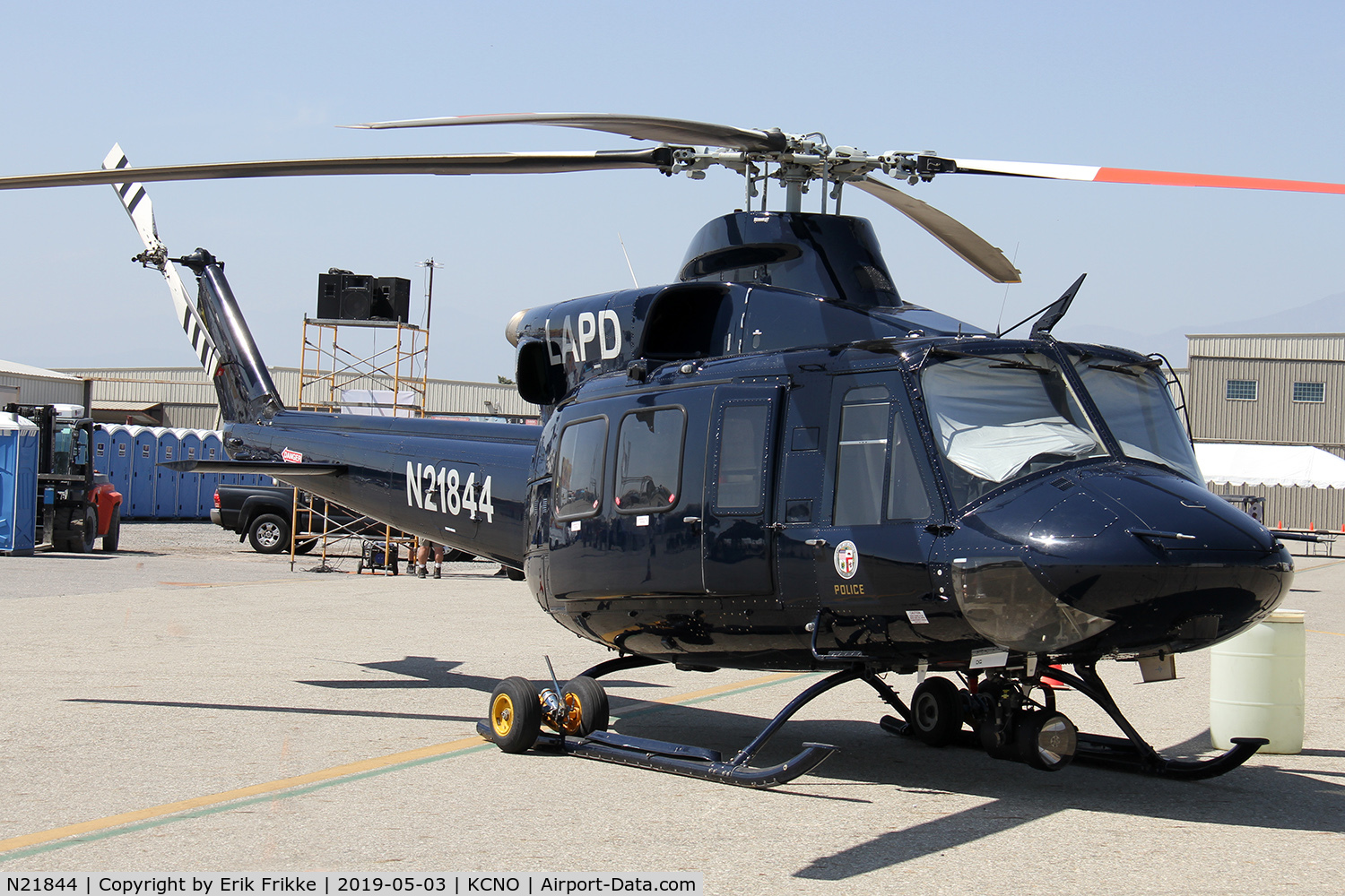 N21844, 1999 Bell 412EP C/N 36229, Seen in Chino