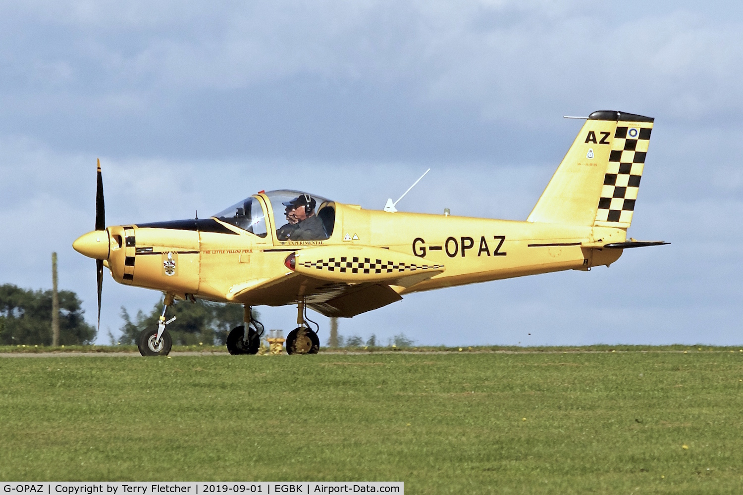 G-OPAZ, 2001 Pazmany PL-2 C/N PFA 069-10673, At Sywell