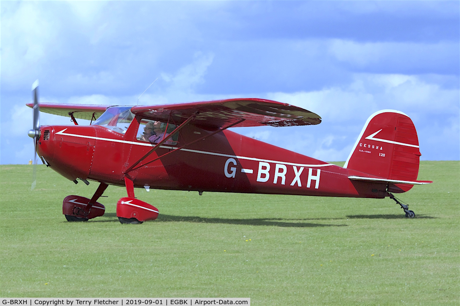 G-BRXH, 1946 Cessna 120 C/N 10462, At Sywell