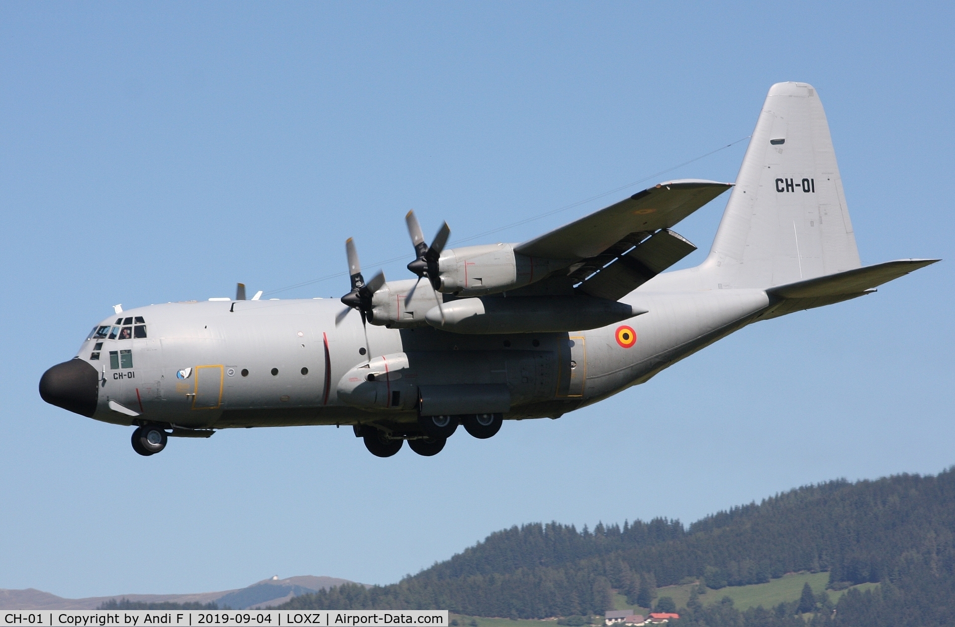 CH-01, 1971 Lockheed C-130H Hercules C/N 382-4455, Belgium - Air Force Lockheed C-130H