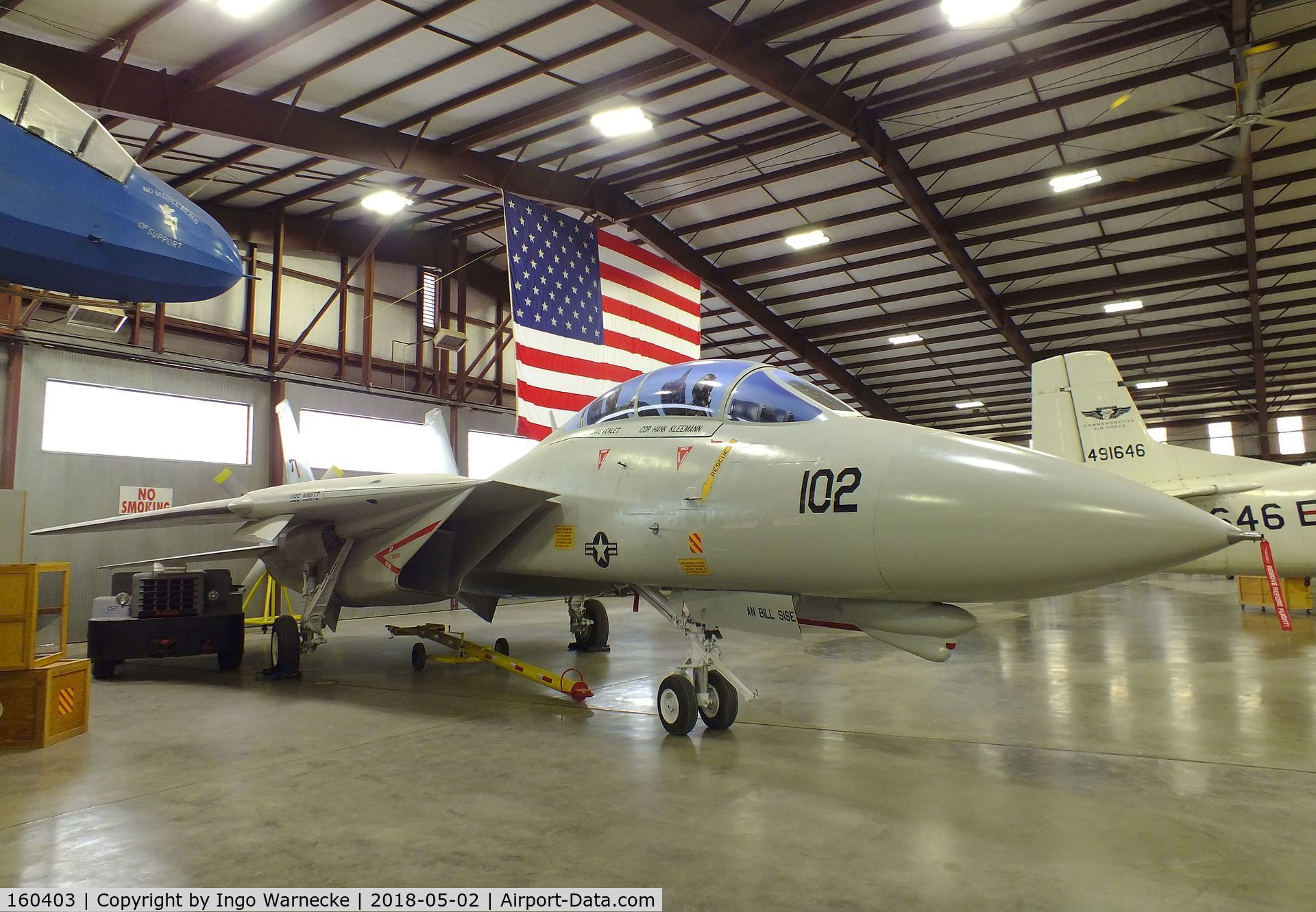 160403, Grumman F-14A Tomcat C/N 259, Grumman F-14A Tomcat at the Midland Army Air Field Museum, Midland TX