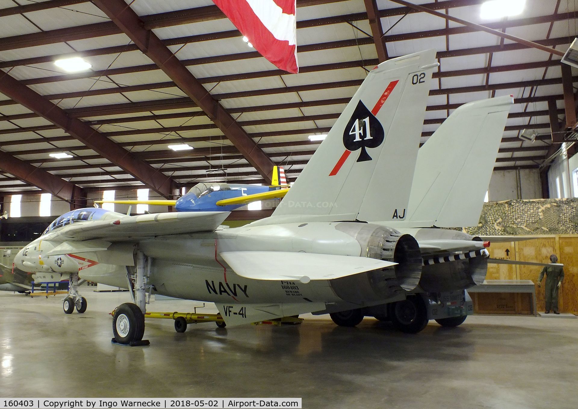 160403, Grumman F-14A Tomcat C/N 259, Grumman F-14A Tomcat at the Midland Army Air Field Museum, Midland TX