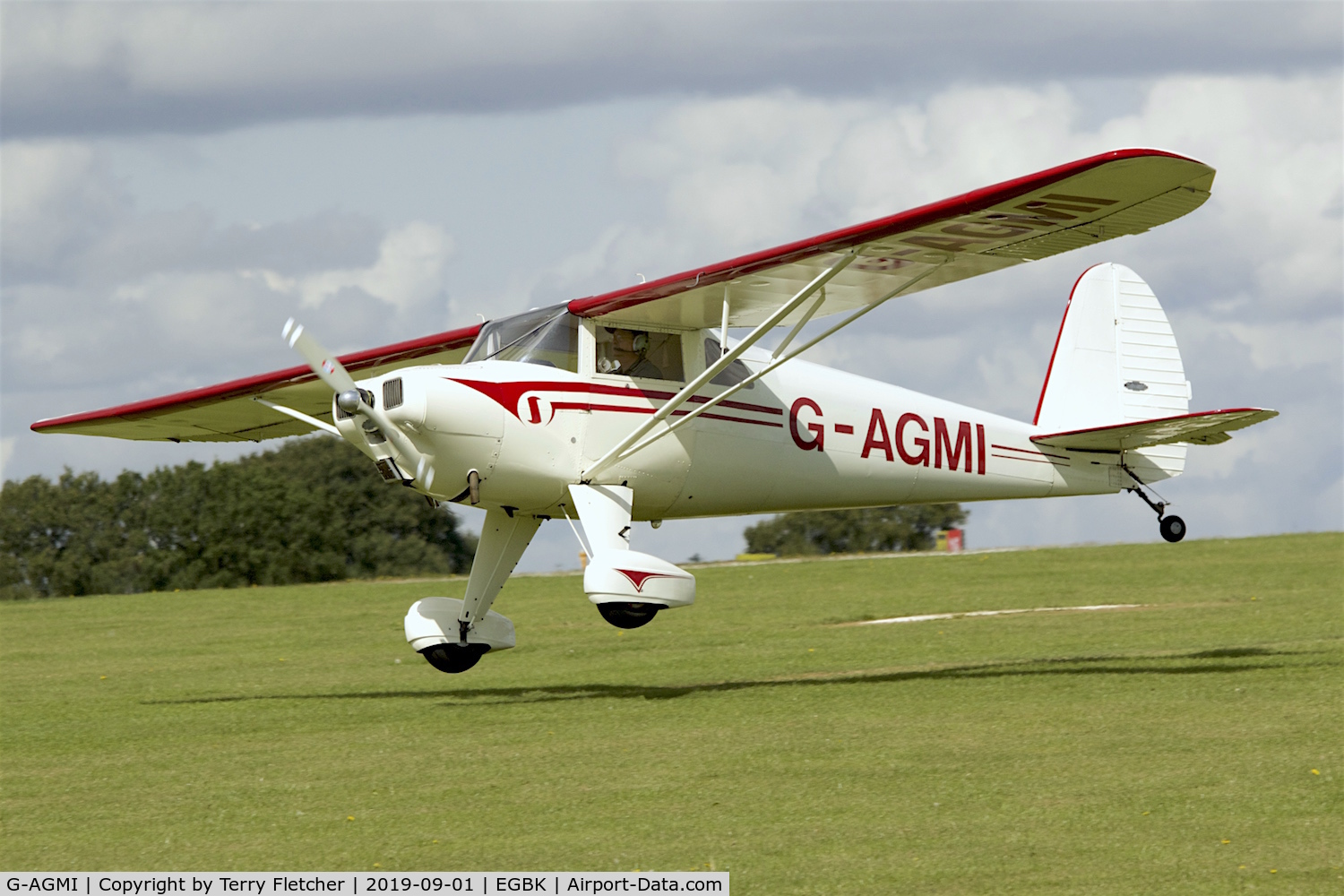 G-AGMI, 1941 Luscombe 8E Silvaire C/N 1569, At Sywell
