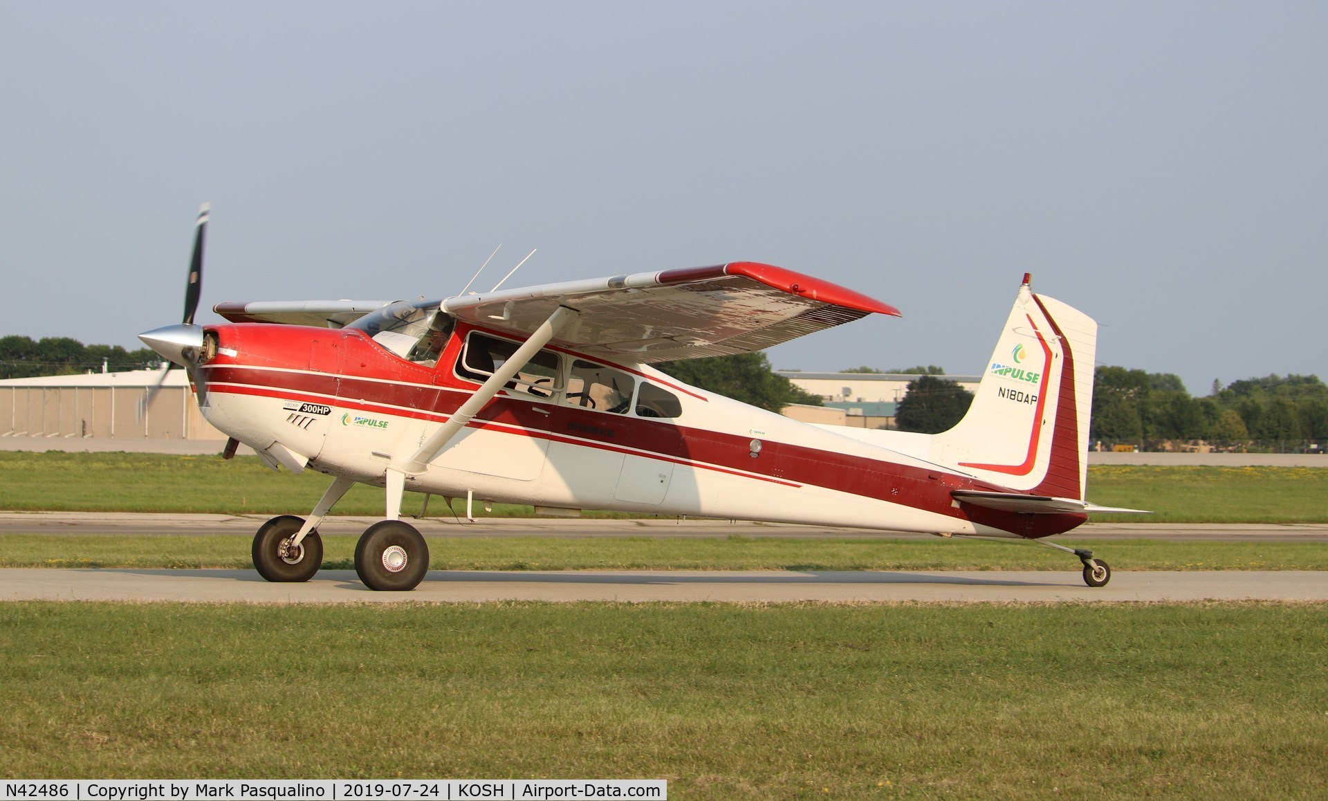 N42486, 1973 Cessna 180J C/N 18052357, Cessna 180J