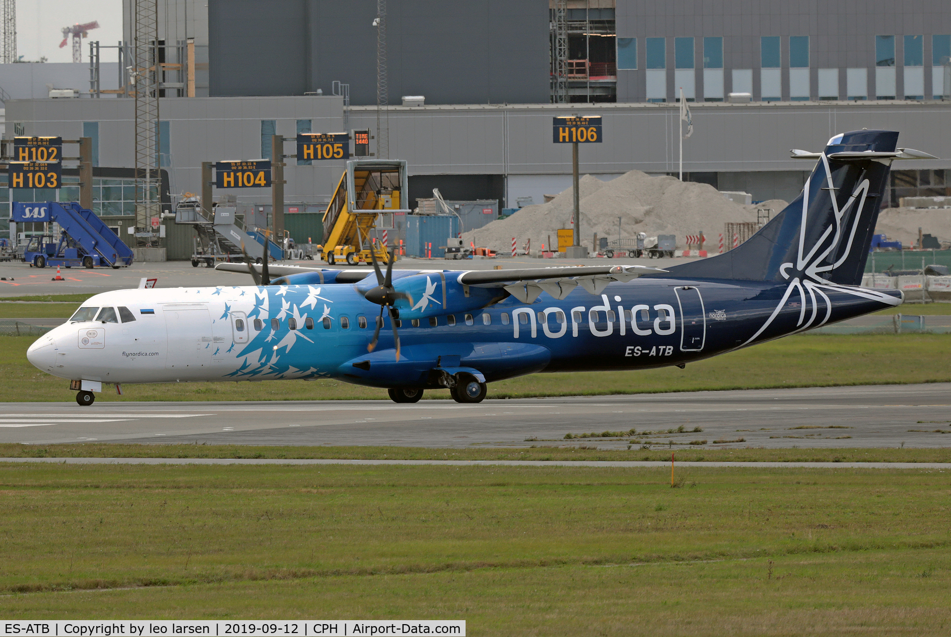 ES-ATB, 2012 ATR 72-600 (72-212A) C/N 1028, Copenhagen 12.9.2019
