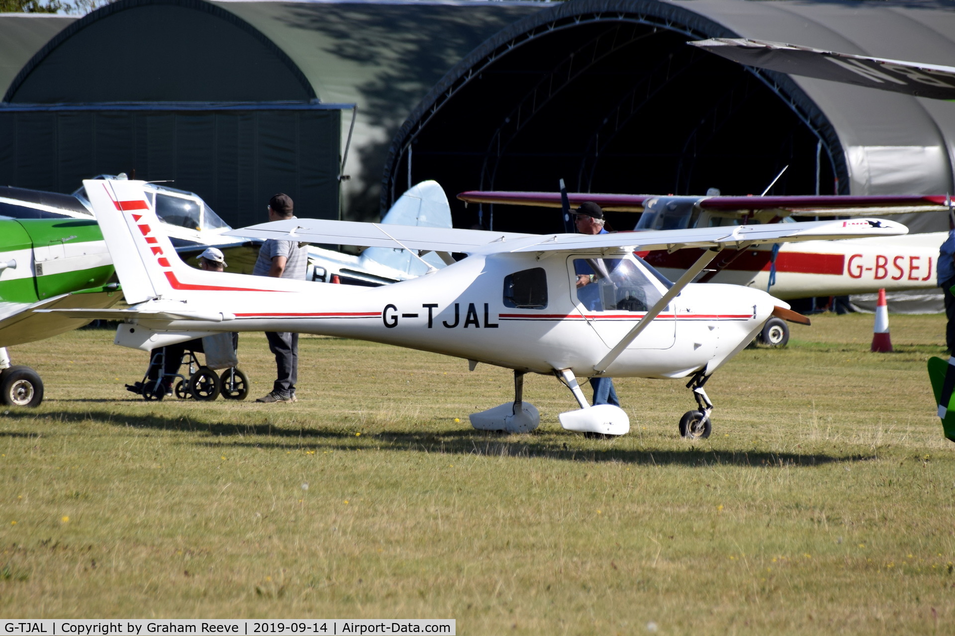 G-TJAL, 2003 Jabiru UL C/N PFA 274A-13360, Parked at, Bury St Edmunds, Rougham Airfield, UK.