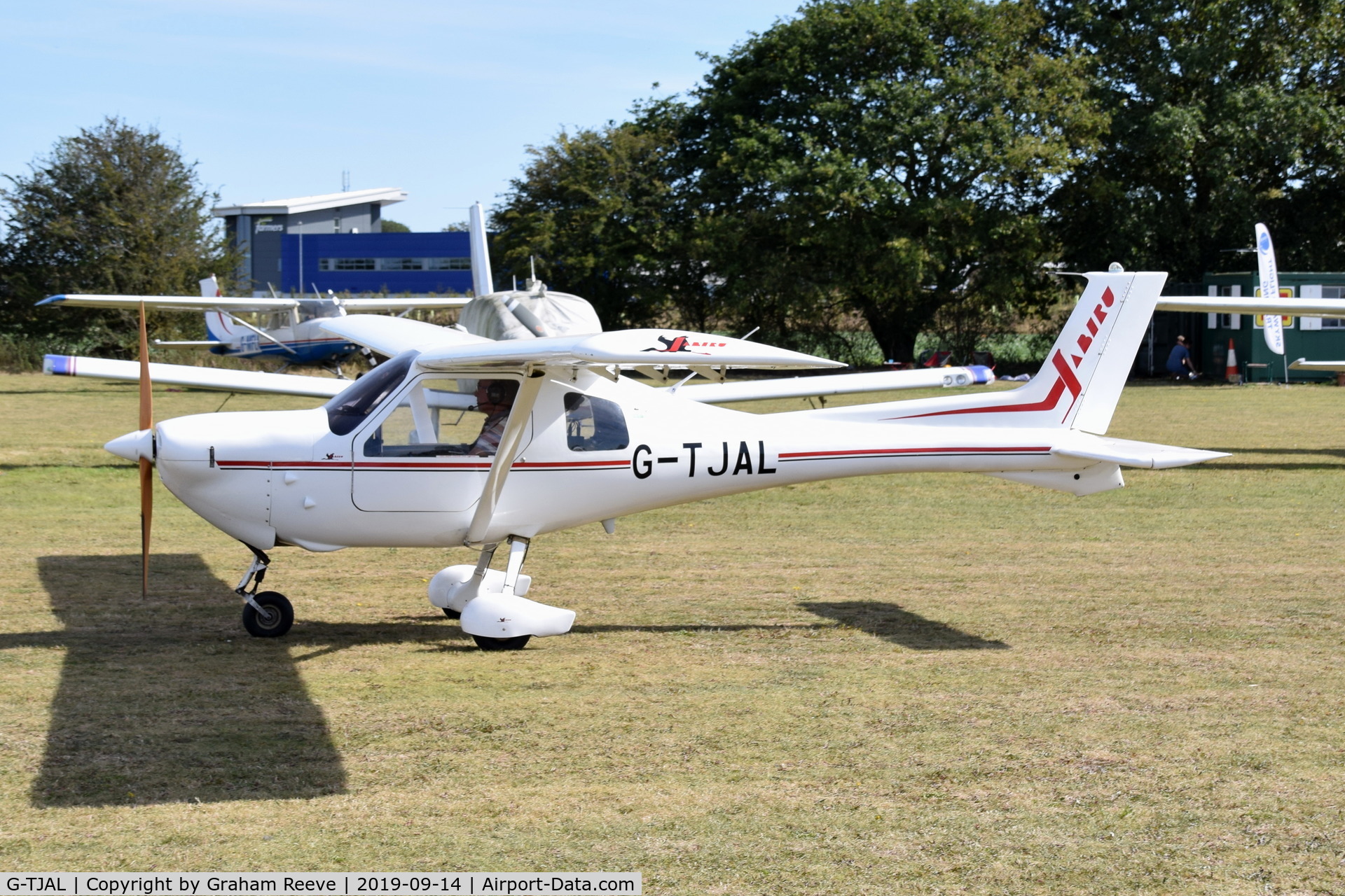 G-TJAL, 2003 Jabiru UL C/N PFA 274A-13360, Departing from, Bury St Edmunds, Rougham Airfield, UK.