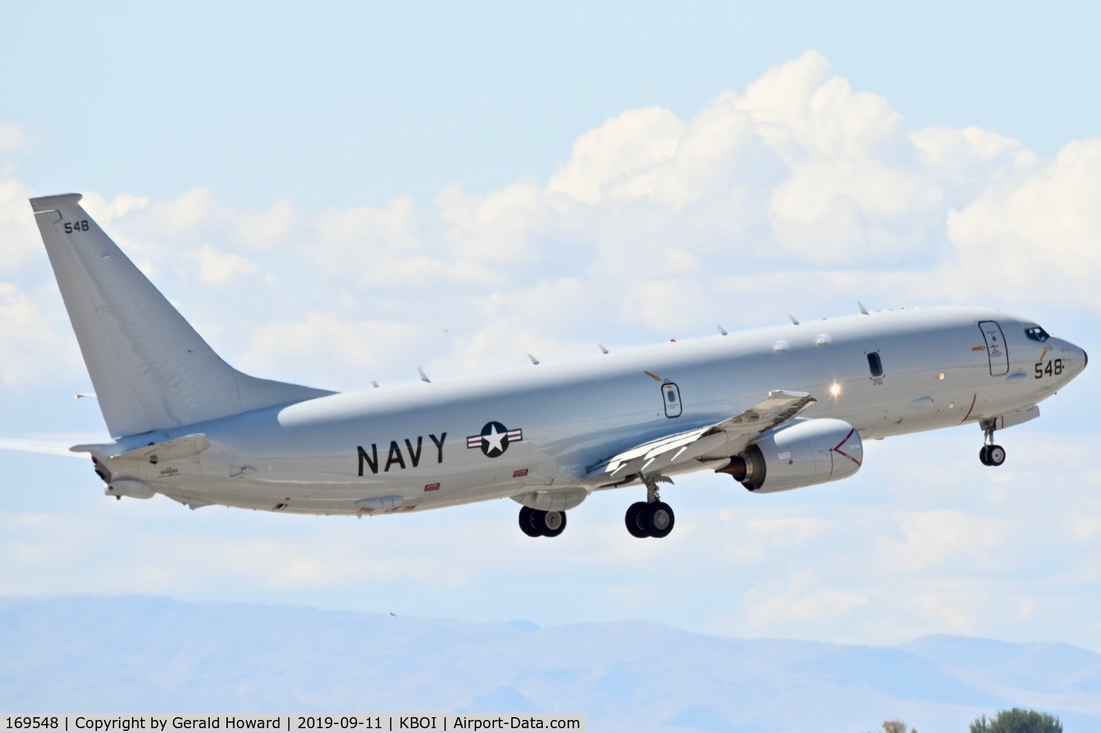 169548, 2019 Boeing P-8A Poseidon C/N 64078, Take off from RWY 28R.
