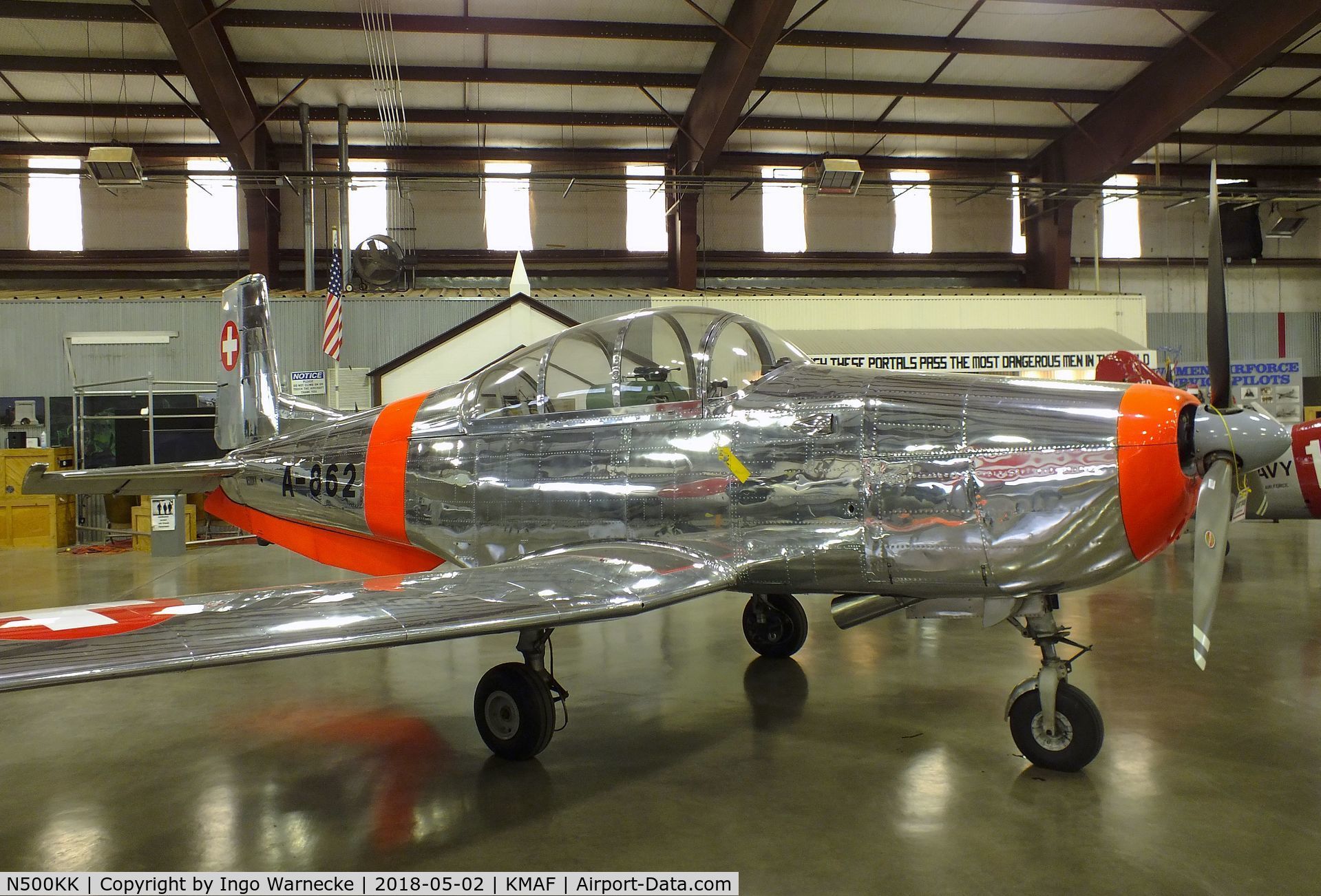 N500KK, 1959 Pilatus P3-05 C/N 500-49, Pilatus P-3-05 at the Midland Army Air Field Museum, Midland TX