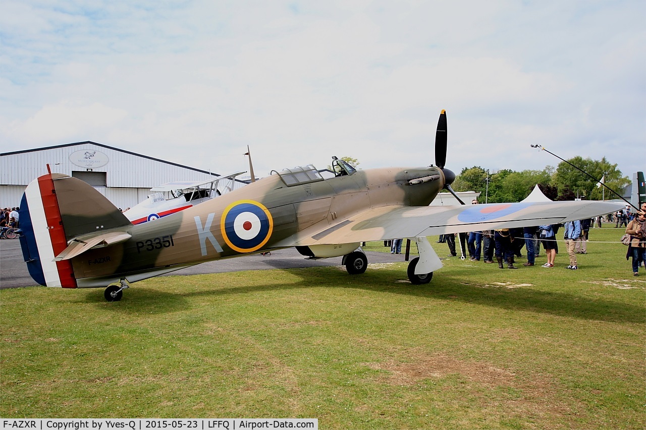 F-AZXR, Hawker Hurricane IIA C/N Not found ZK-TPK, Hawker Hurricane Mk.IIa, Static display, La Ferté-Alais airfield (LFFQ) Airshow 2015
