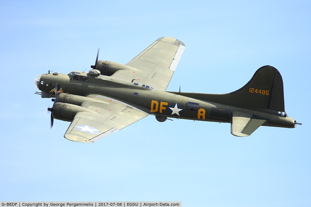 G-BEDF, 1944 Boeing B-17G Flying Fortress C/N 8693, Flying Legends 2017.