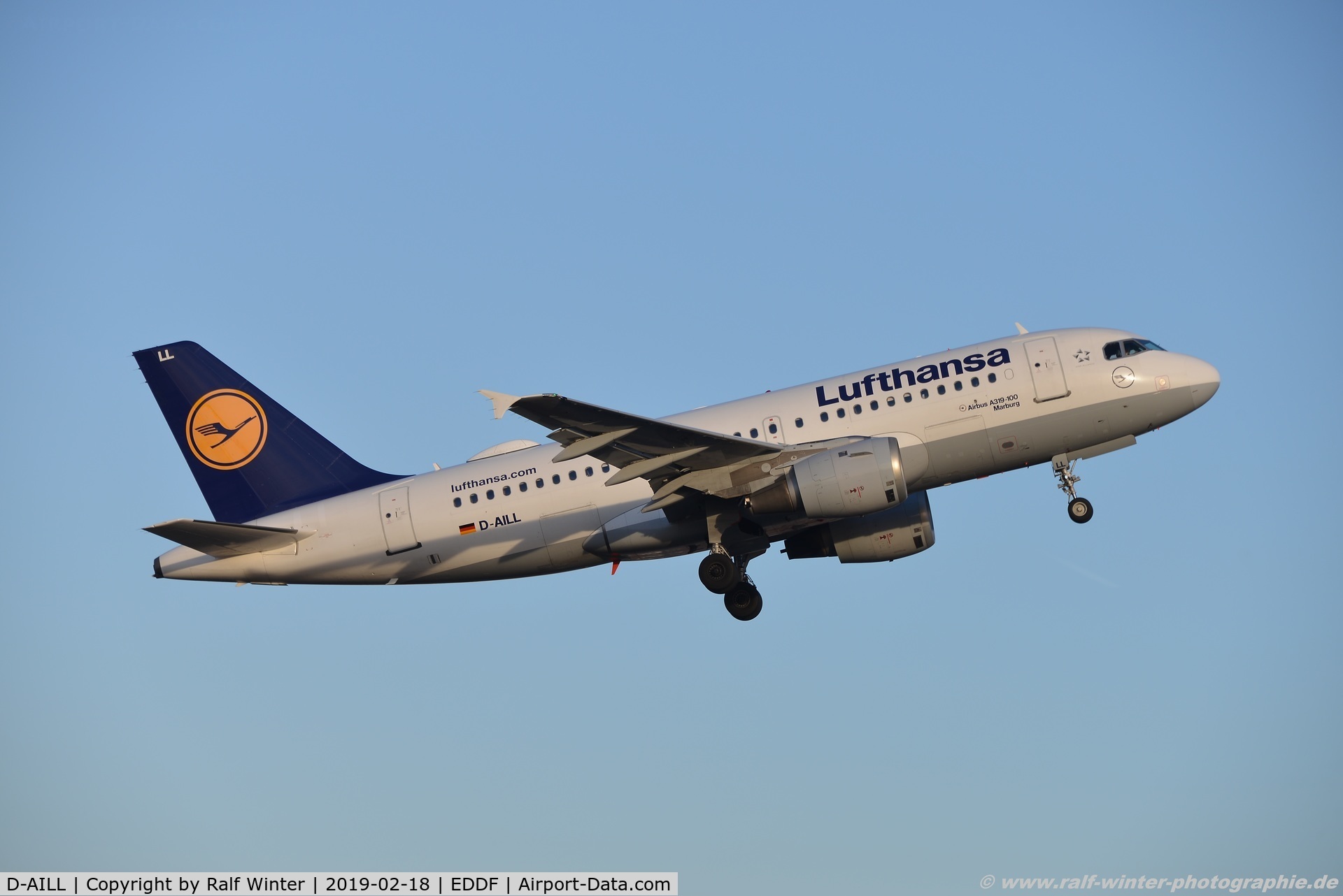 D-AILL, 1997 Airbus A319-114 C/N 689, Airbus A319-114 - LH DLH Lufthansa 'Marburg' - 689 - D-AILL - 18.02.2019 - FRA