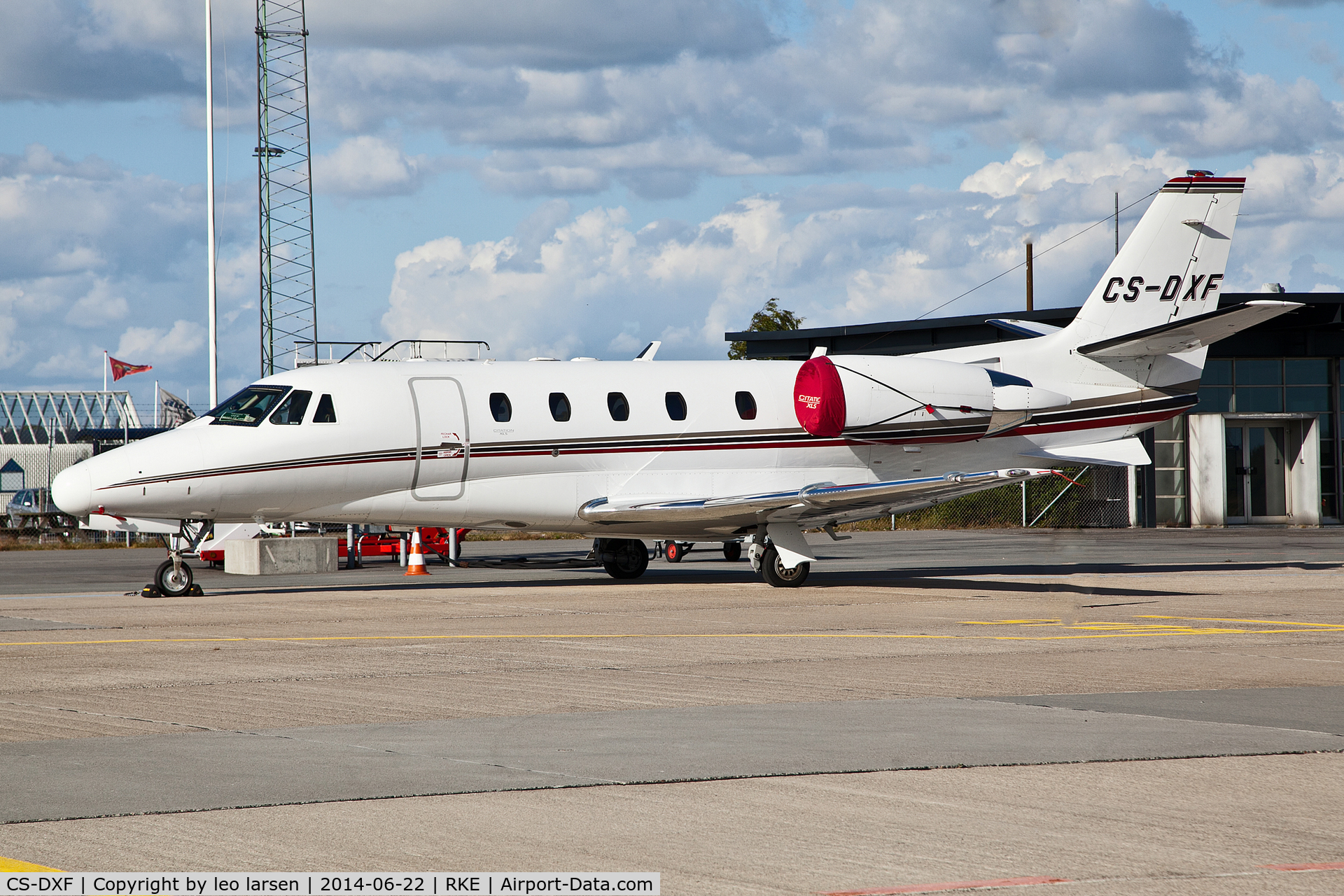 CS-DXF, 2005 Cessna 560XL Citation XLS C/N 560-5586, Roskilde 22.6.2014