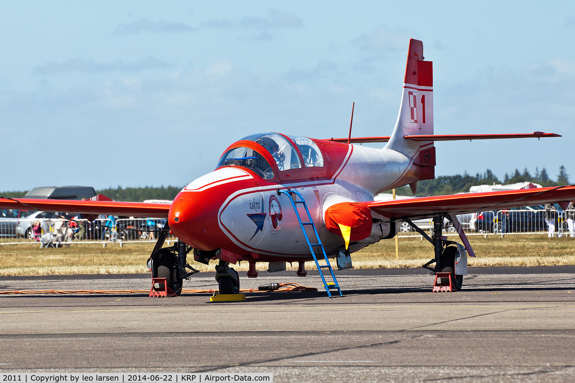 2011, PZL-Mielec TS-11 Iskra bis DF C/N 3H-2011, Karup Air Show  22.6.2014