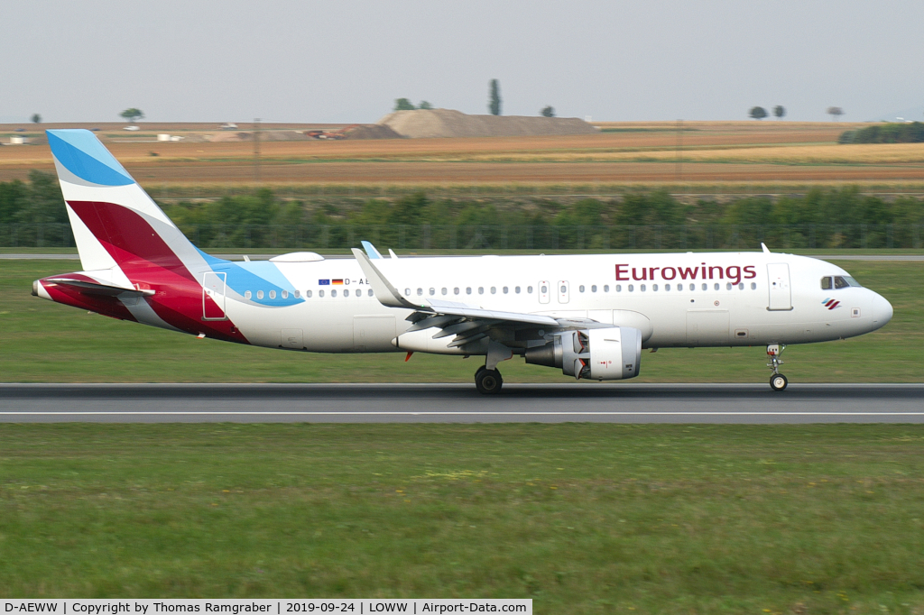 D-AEWW, 2017 Airbus A320-214 C/N 7615, Eurowings Airbus A320