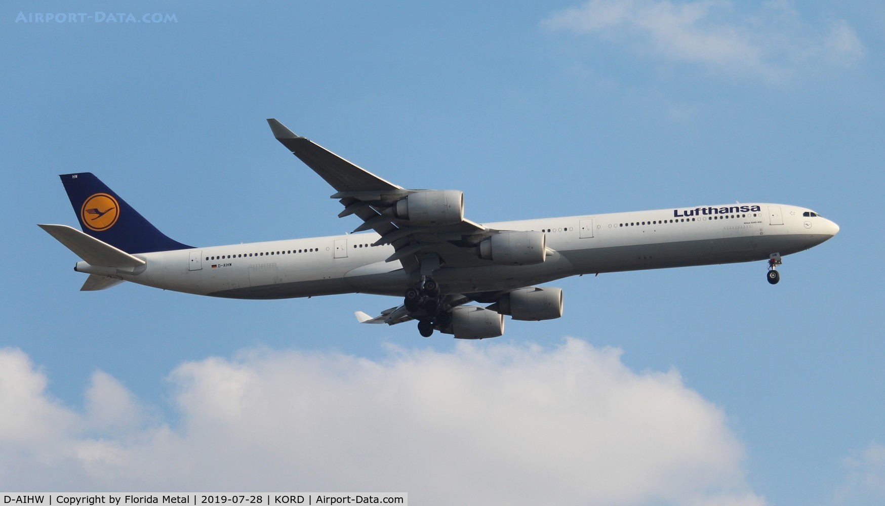 D-AIHW, 2008 Airbus A340-642X C/N 972, Lufthansa