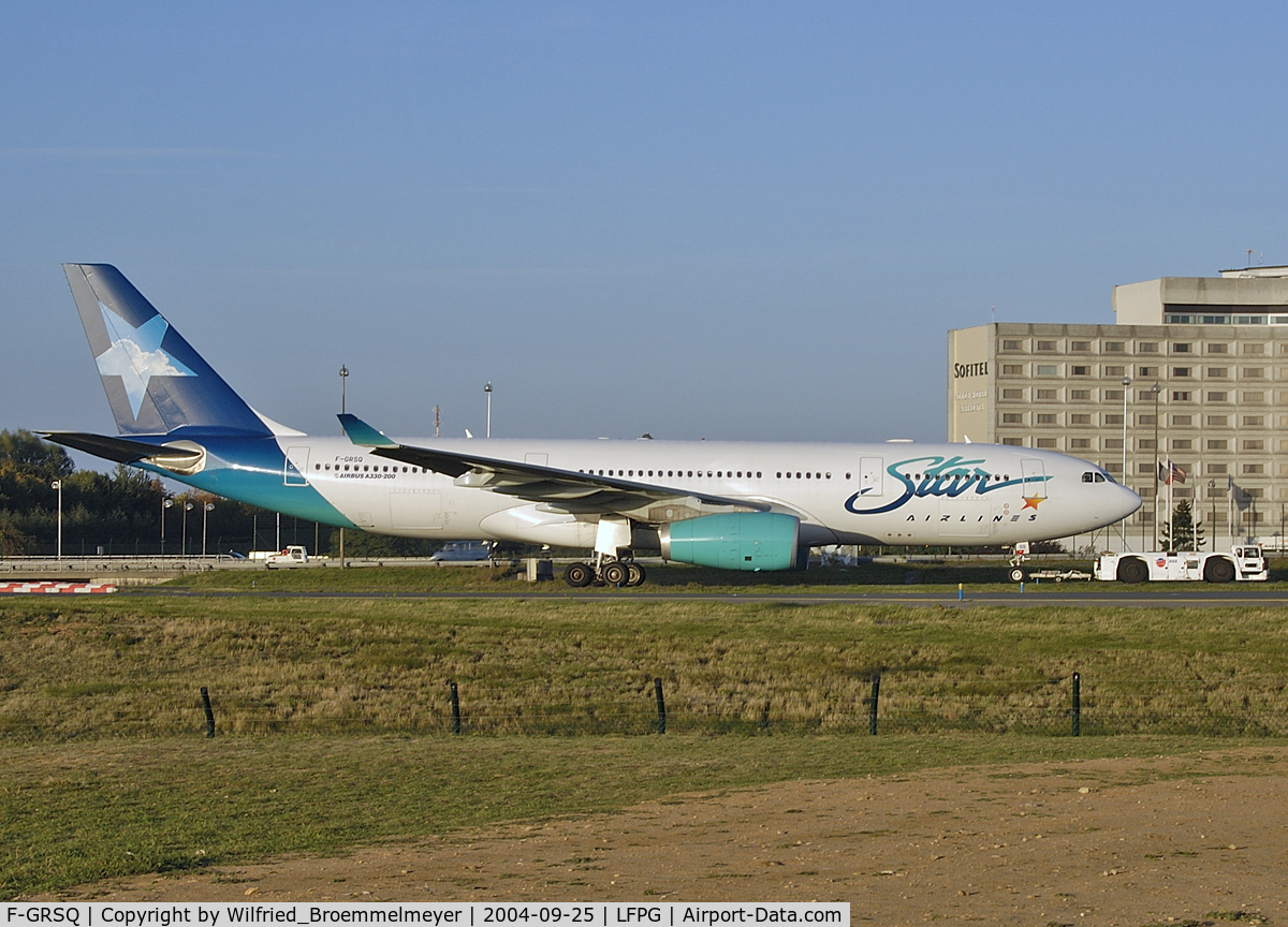 F-GRSQ, 2002 Airbus A330-243 C/N 501, Star Airlines