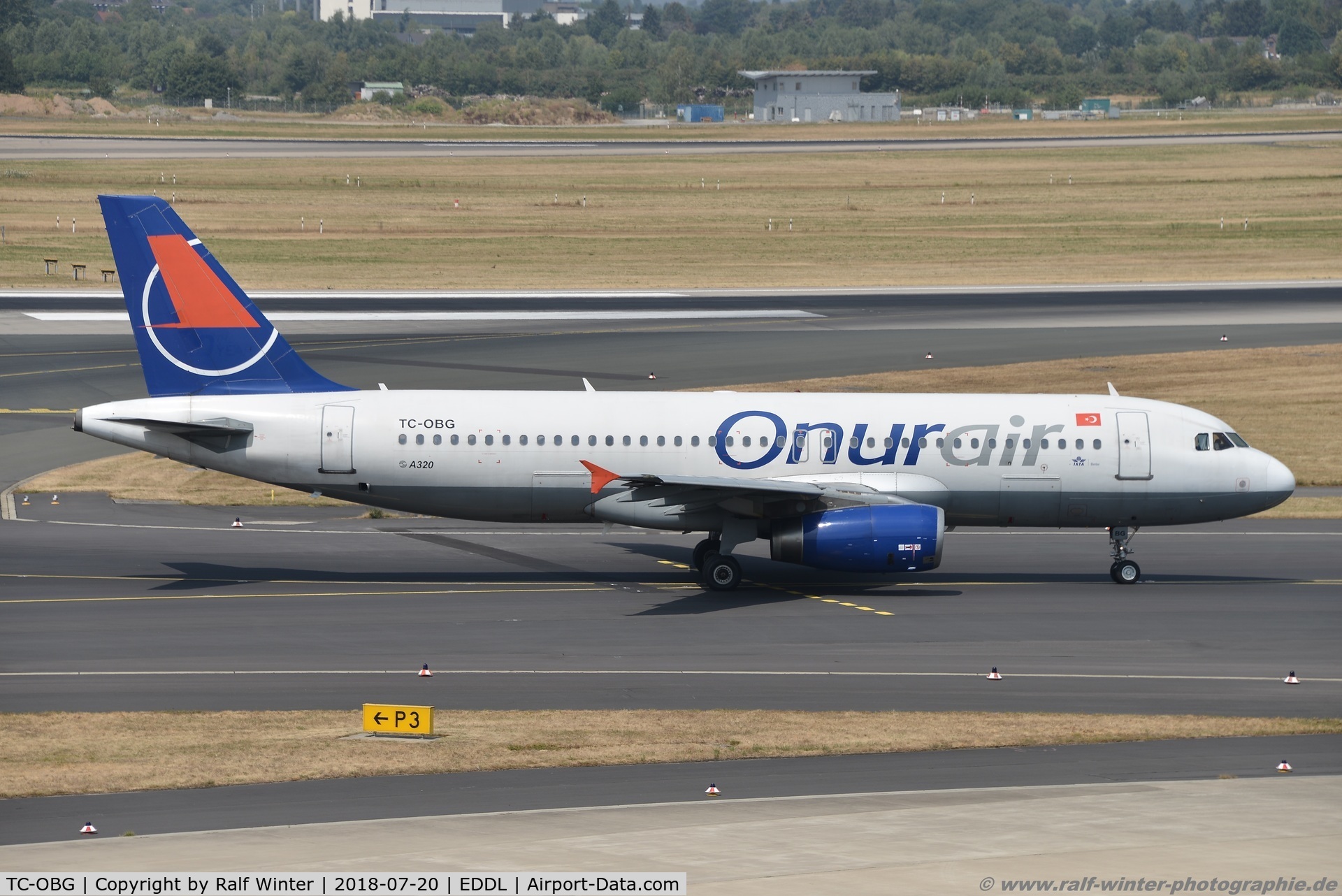 TC-OBG, 1996 Airbus A320-233 C/N 916, Airbus A320-233 - 8Q OHY Onur Air - 916 - TC-OBG - 20.07.2018 - DUS